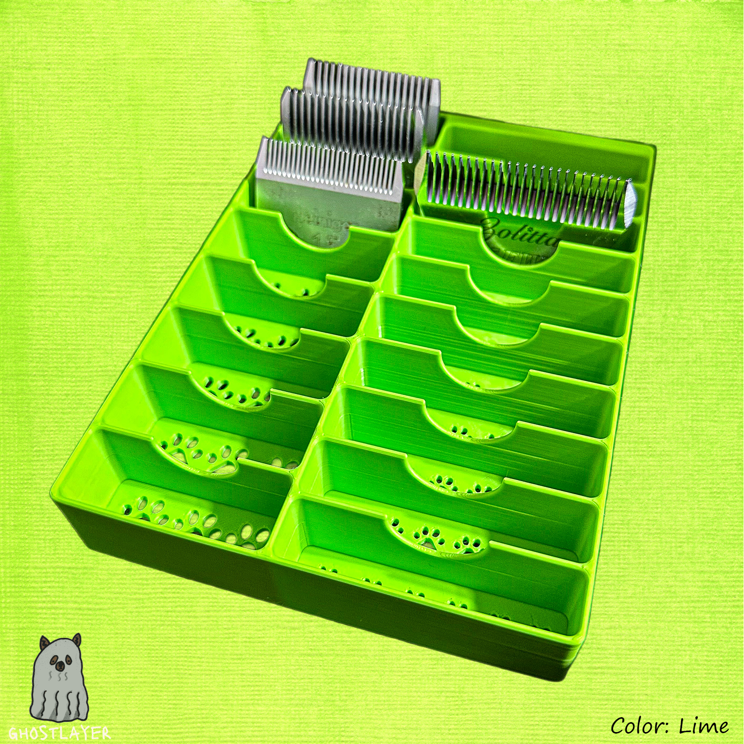 The Basenji - Dog Grooming Standard and Wide Size Clipper Blade Holder | 8 Standard and 10 Wide |