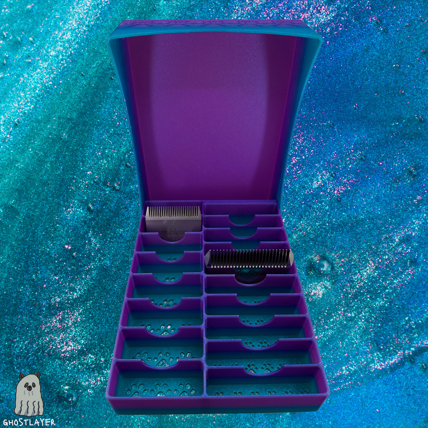 The Basenji - Dog Grooming Standard and Wide Size Clipper Blade Holder | 8 Standard and 10 Wide |