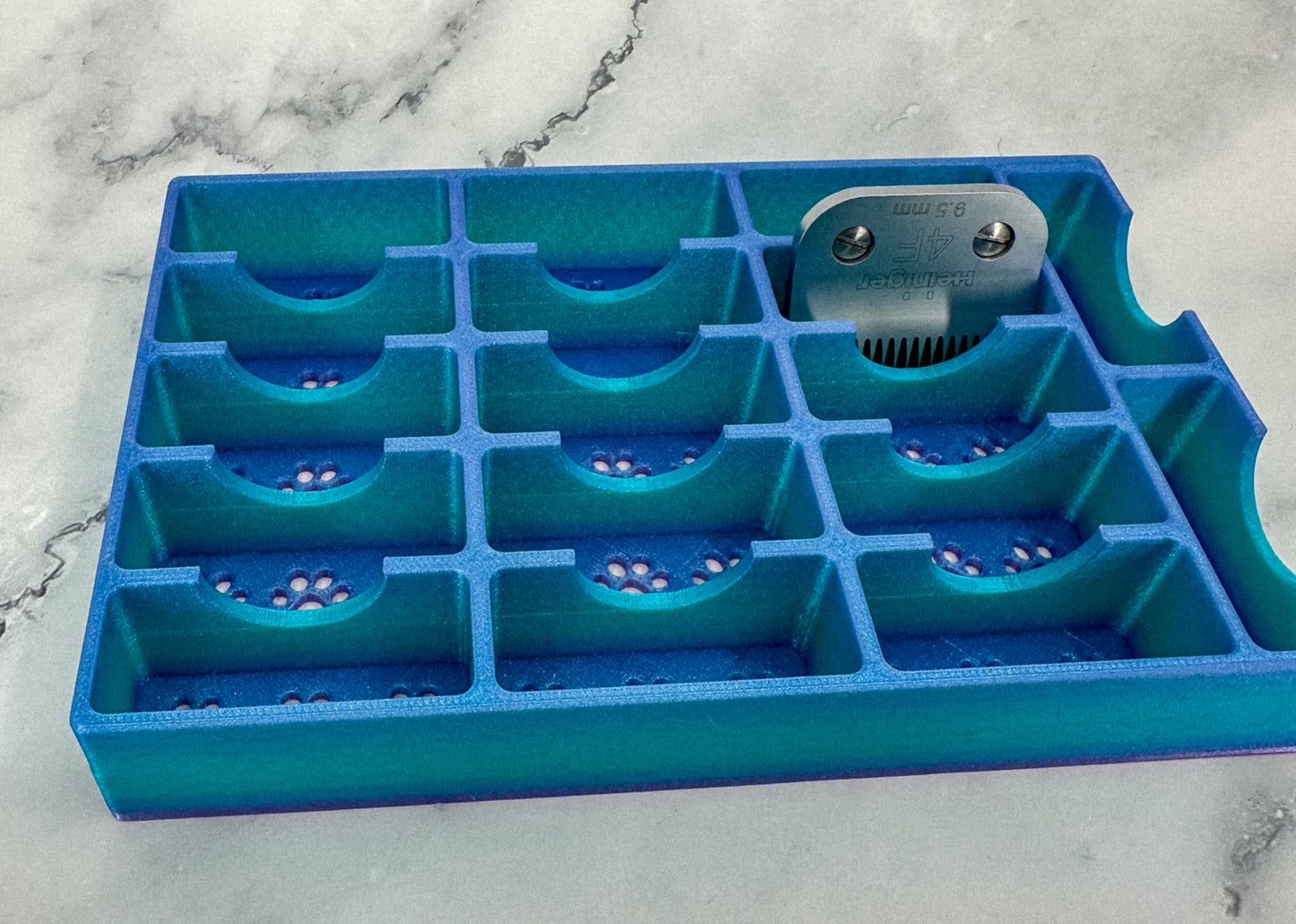 Kobalt Mini Toolbox Bottom Drawer Organizer (Two Drawer and Three Drawer)- Dog Grooming Blade holder *Standard Only* Holds 17