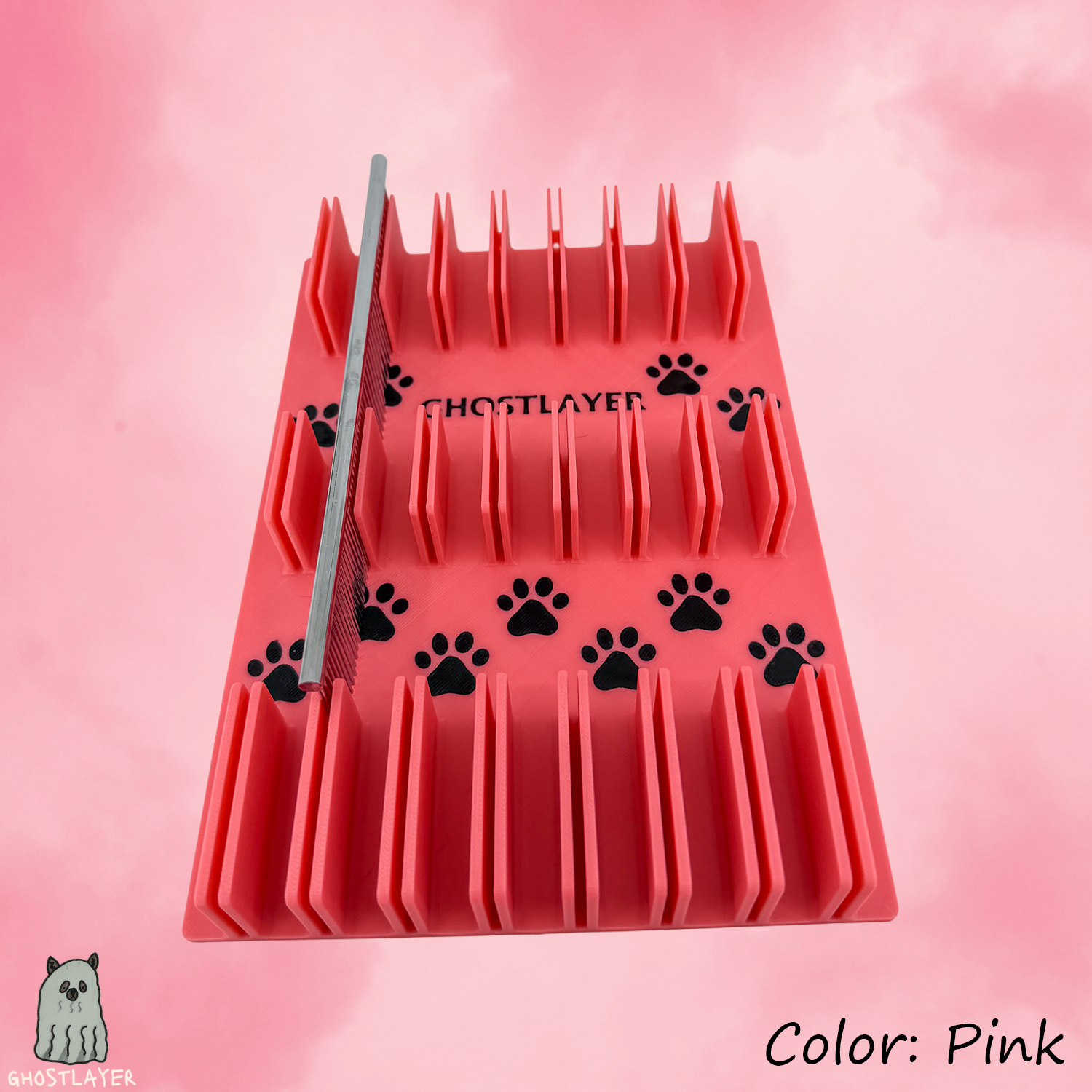Drawerganizer *Combs* Low Profile Grooming Comb Toolbox Drawer Organizer- Holds 8 Combs