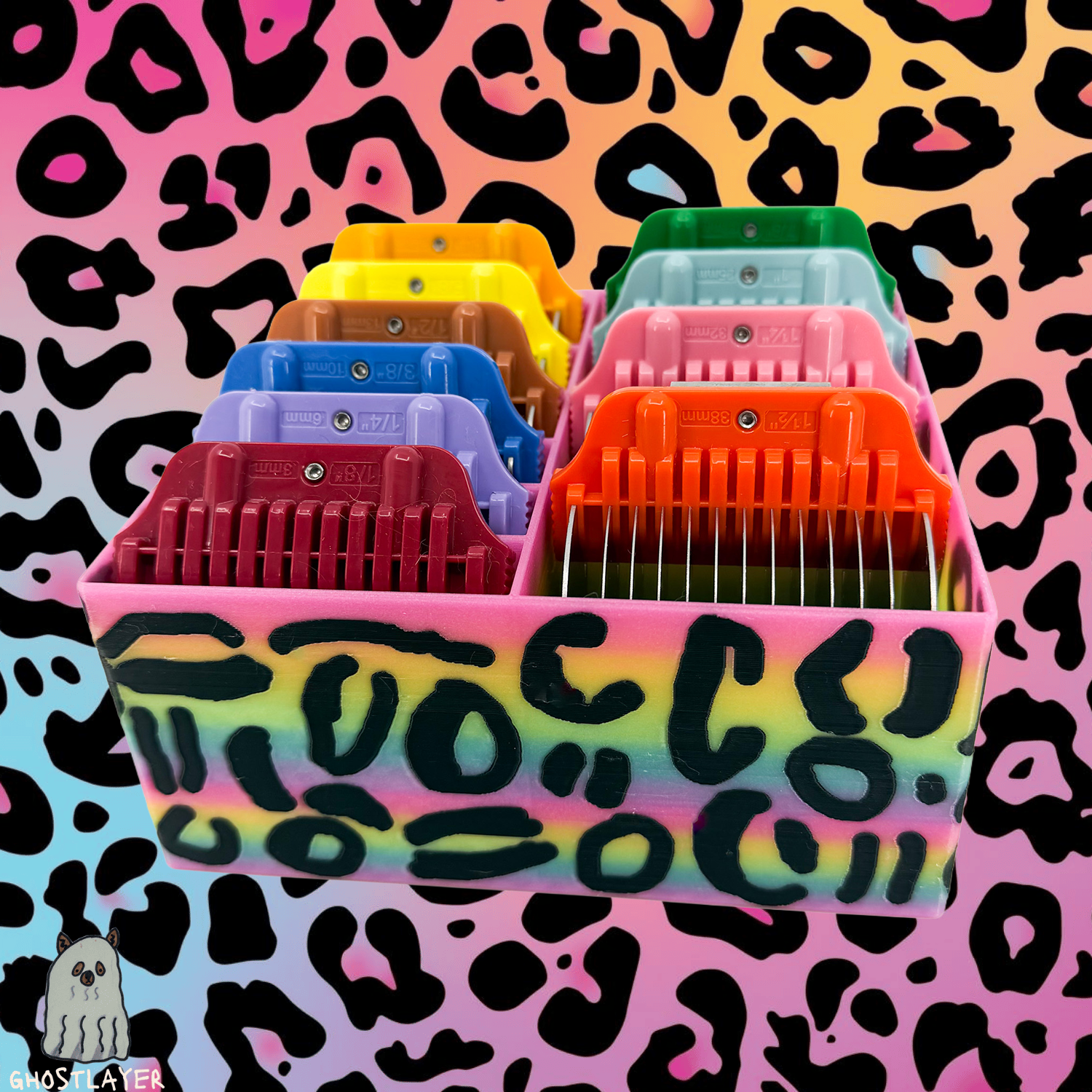 The Feral Rottweiler - Dog Grooming *Wide* Size Clipper Blade Comb Holder | up to 10 | Zolita |