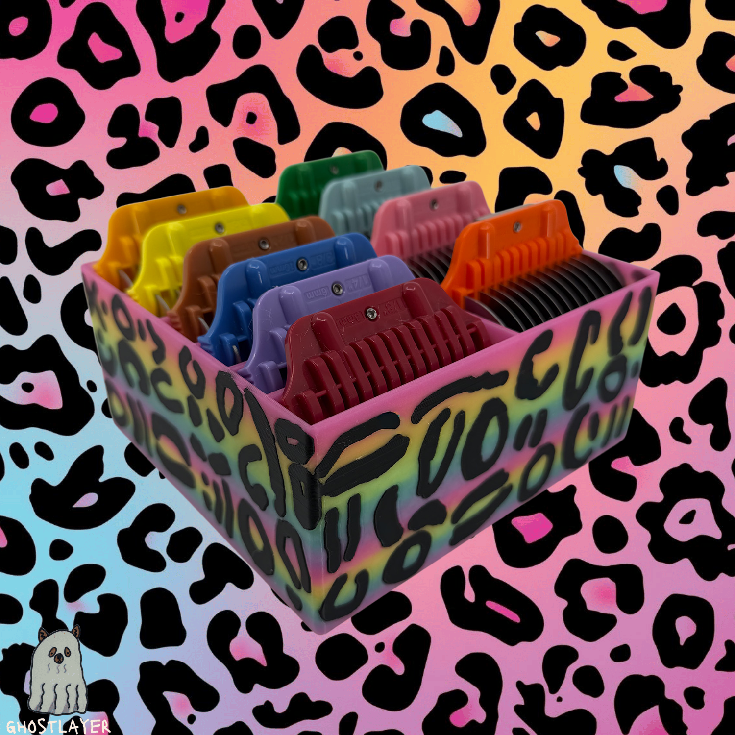 The Feral Rottweiler - Dog Grooming *Wide* Size Clipper Blade Comb Holder | up to 10 | Zolita |