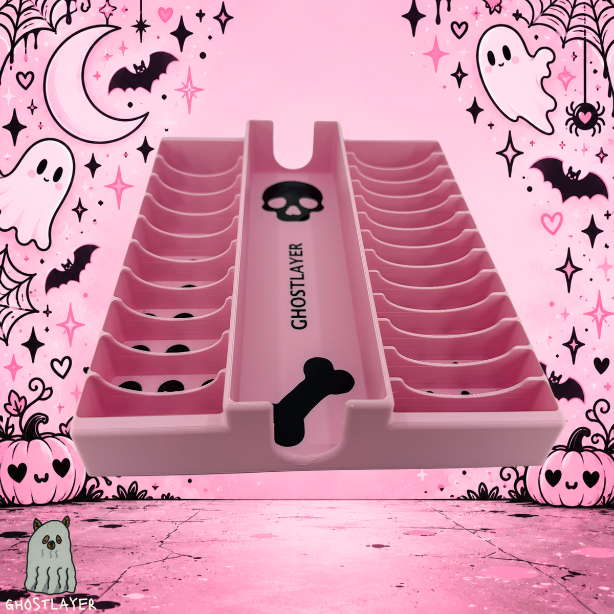 Drawerganizer *Coquette Halloween* Blade/Clipper Combo Toolbox Drawer Organizer- Holds 1 Clipper, 10 Standard, 13 Wide
