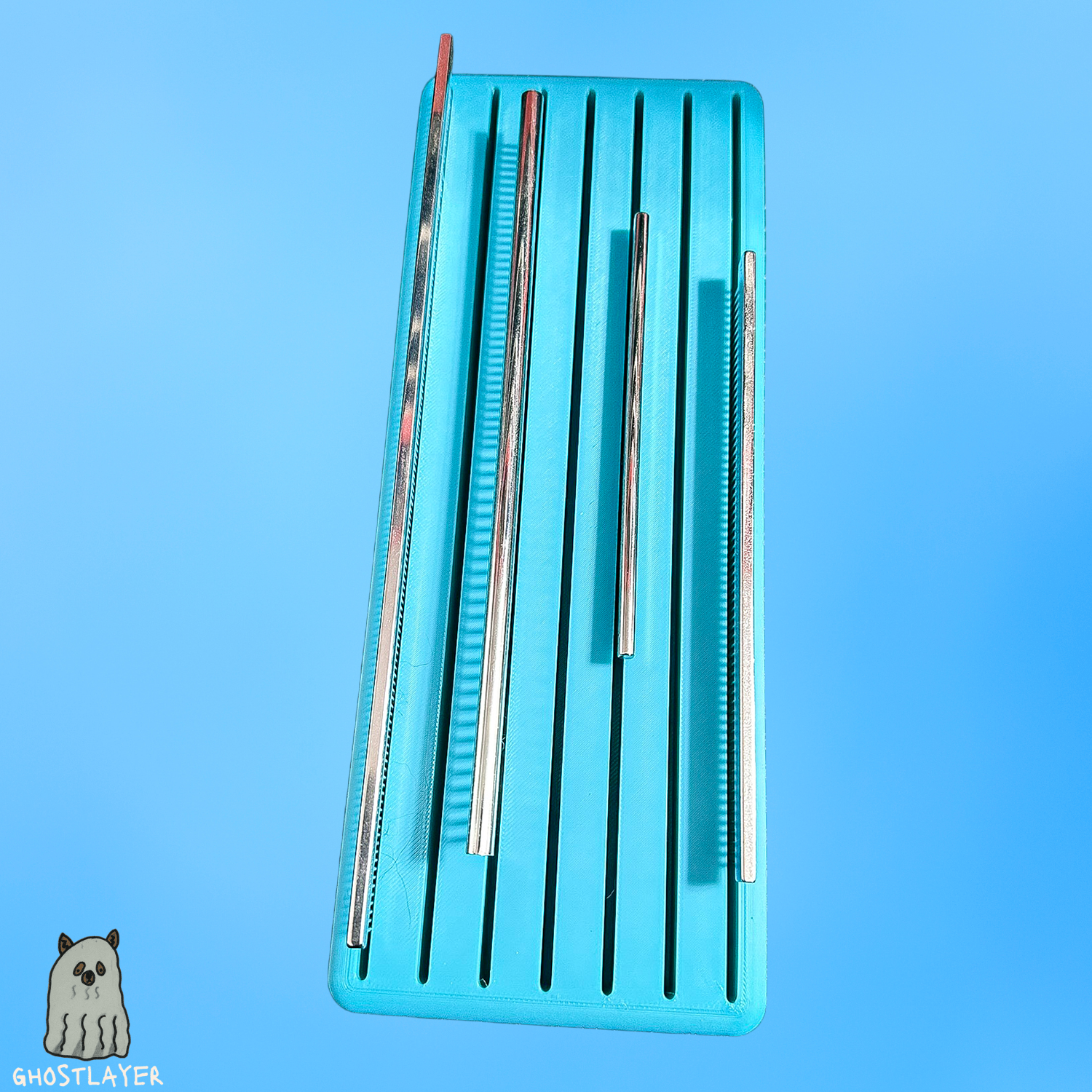 The Mini Greyhound - Lay Flat Dog Grooming Steel "Greyhound" Comb Holder | Holds 7 |