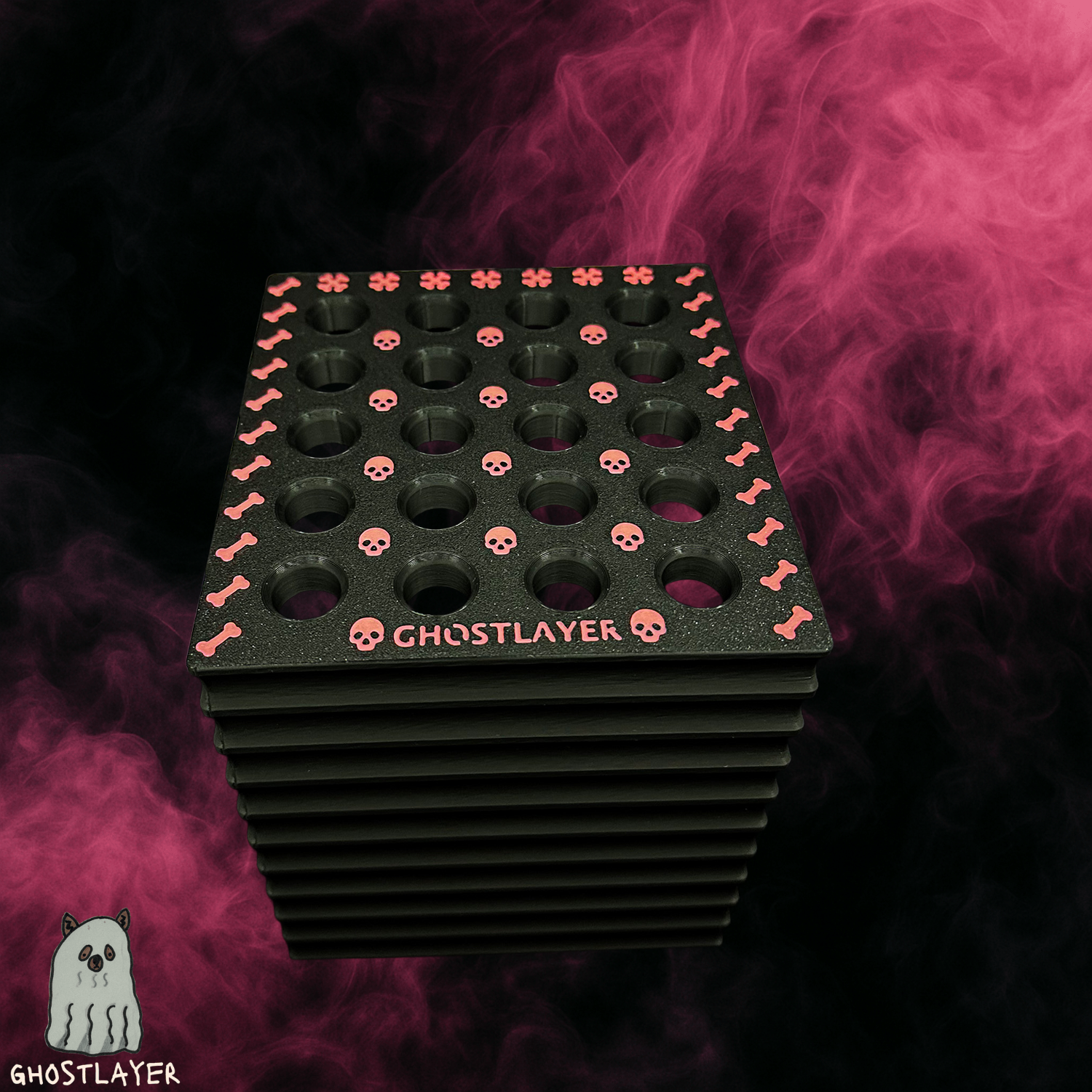 The Rosethorn Shear Rest -Dog Grooming Shear Holder- Holds 20 Shears