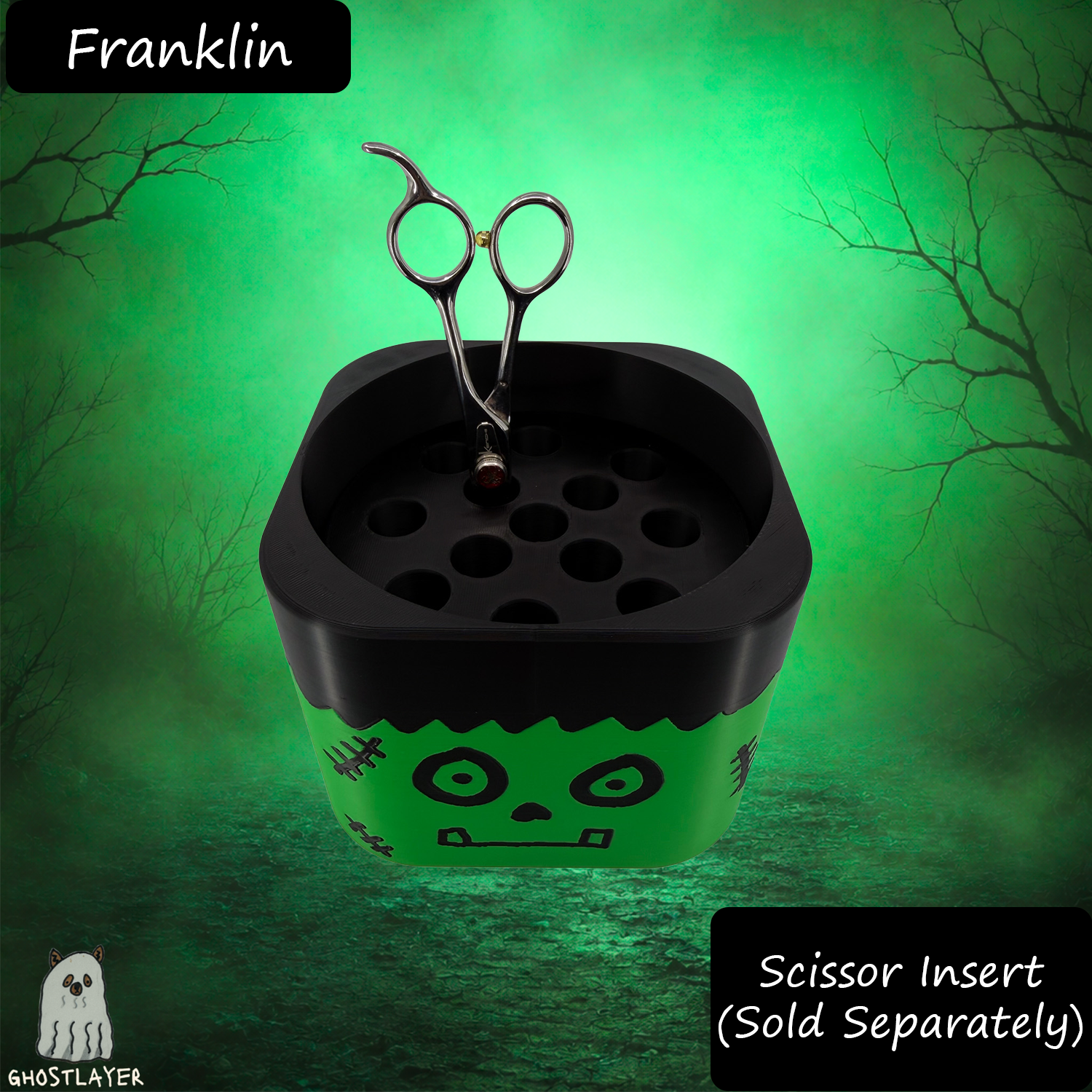 The Groomie (Franklin Monster) โ Modular Tabletop Grooming Organizer (Outer Shell Only)
