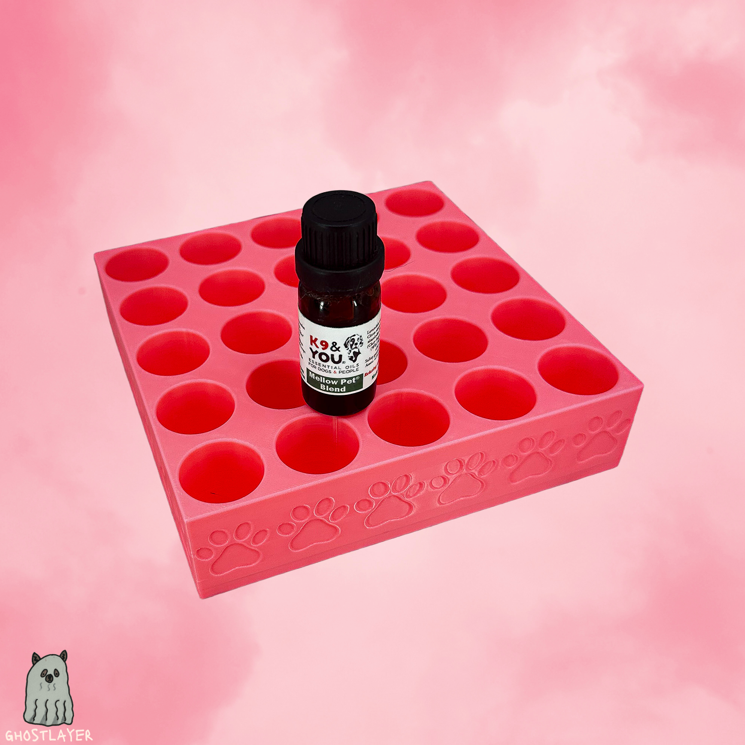 Dog Grooming Essential Oil Holder | Holds 25 | Simple organizer |