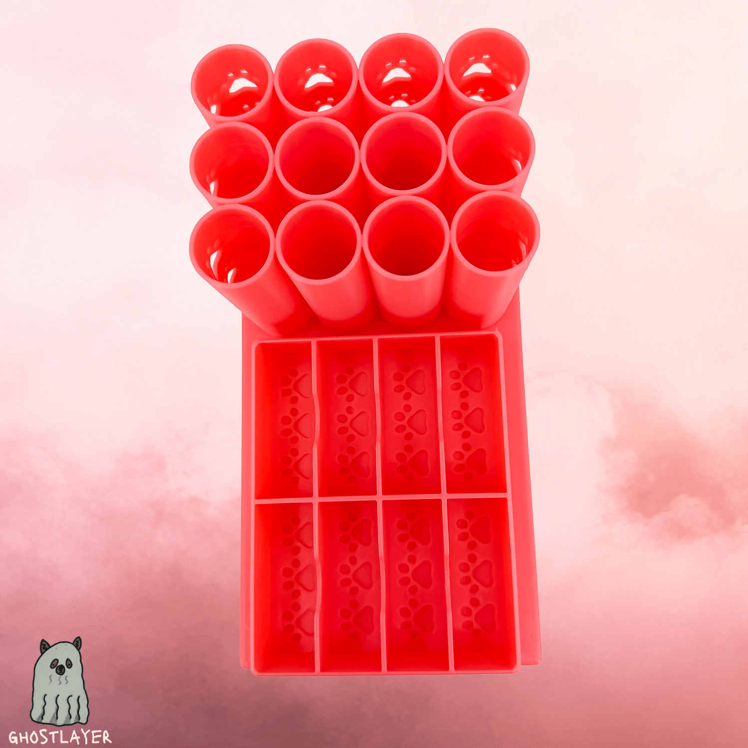 The Samoyed- Dog Grooming Scissor *Standard* Blade Holder, Simple organizer | Holds 8 Standard Blades and 15 Scissors |