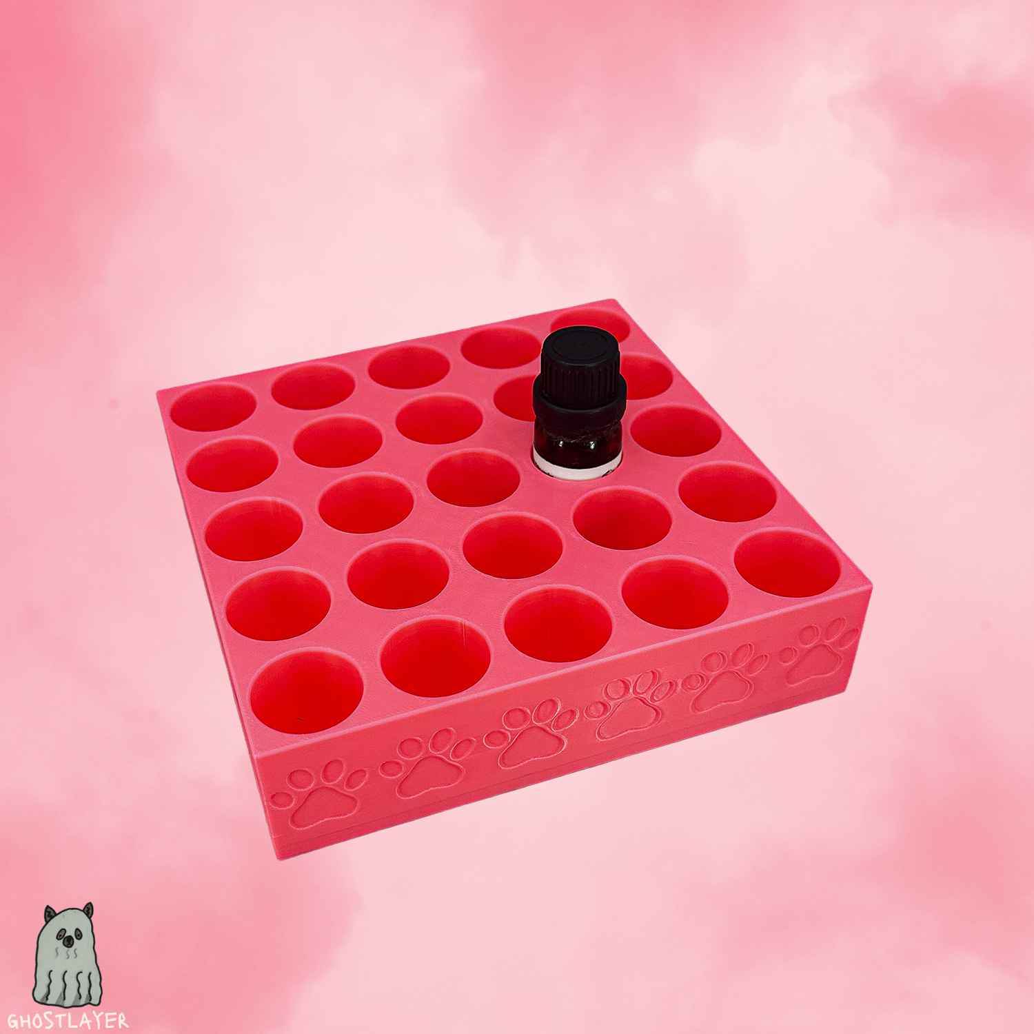 Dog Grooming Essential Oil Holder | Holds 25 | Simple organizer |