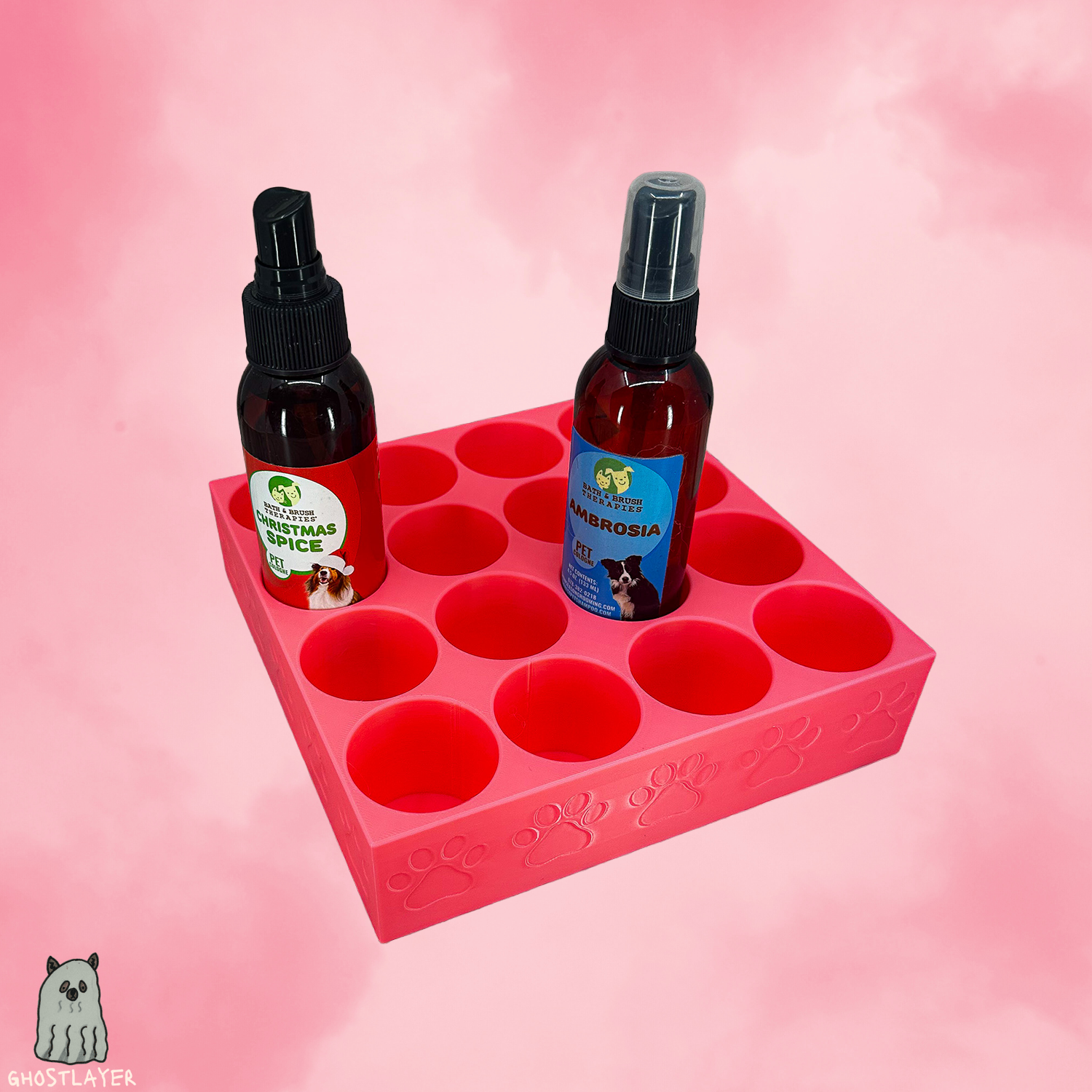 Dog Grooming Small Perfume Holder | Holds 16 | Simple organizer |