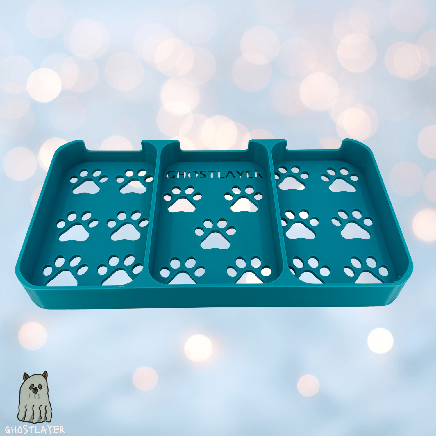 Kobalt Mini Toolbox Middle Drawer Organizer (Two Drawer w/Lid and Three Drawer)- Dog Grooming Toolbox Organizing Tray (Three Slots)