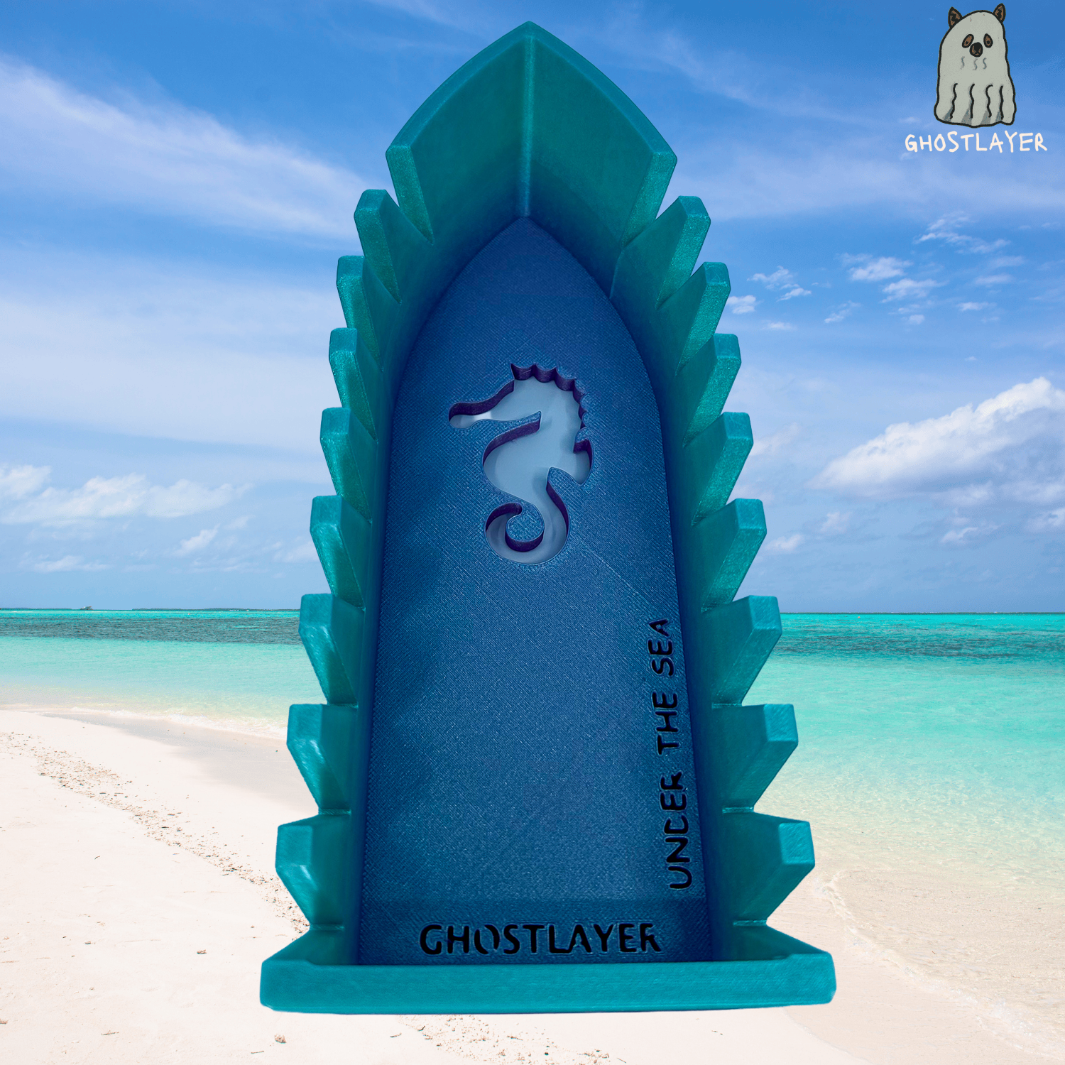 The Nautical Chihuahua "Under the Sea Collection" Dog Grooming Scissor Holder—9 pairs, Shear organizer |