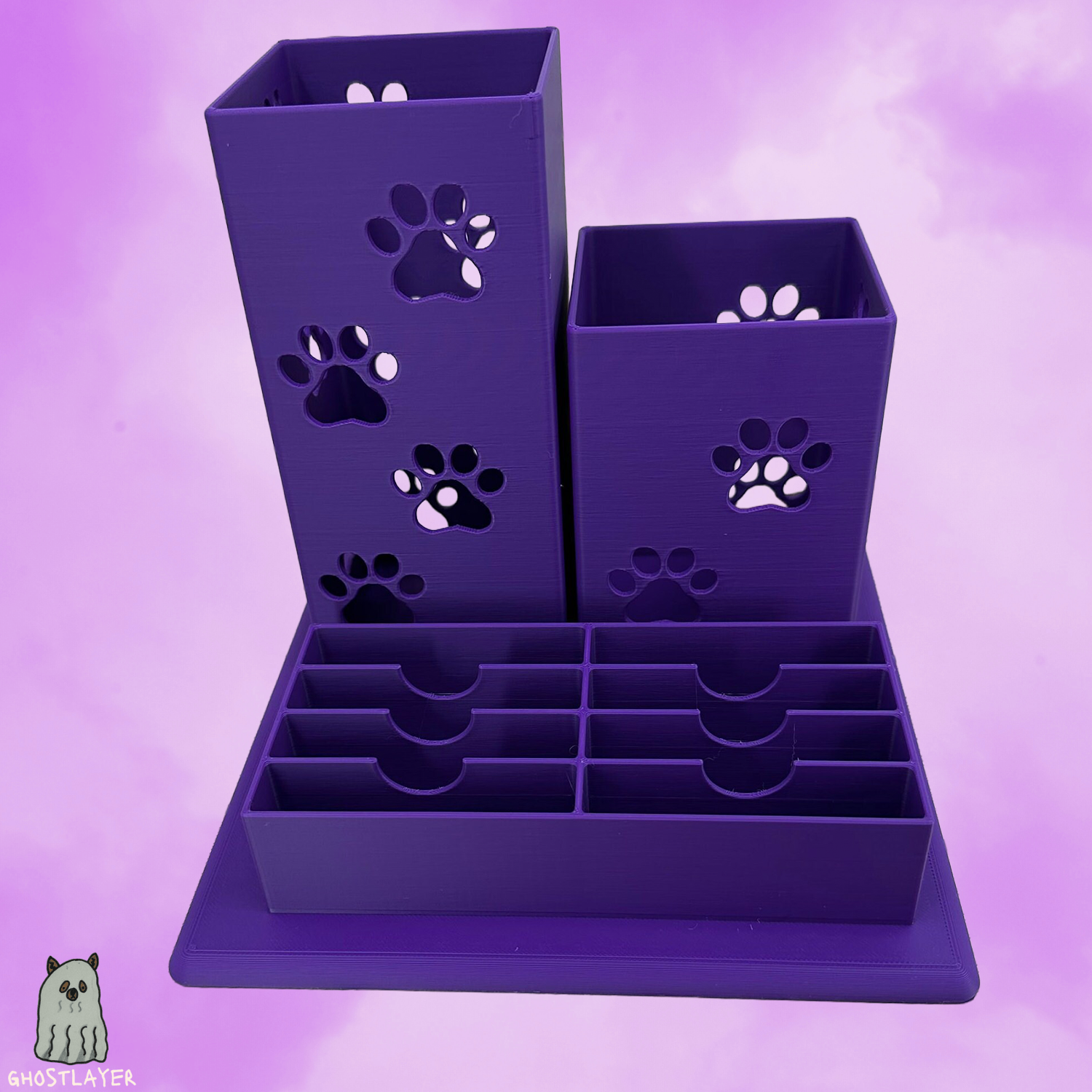 The Sheltie - Dog Grooming Brush and Wide Size Blade Holder, Simple Organizer |