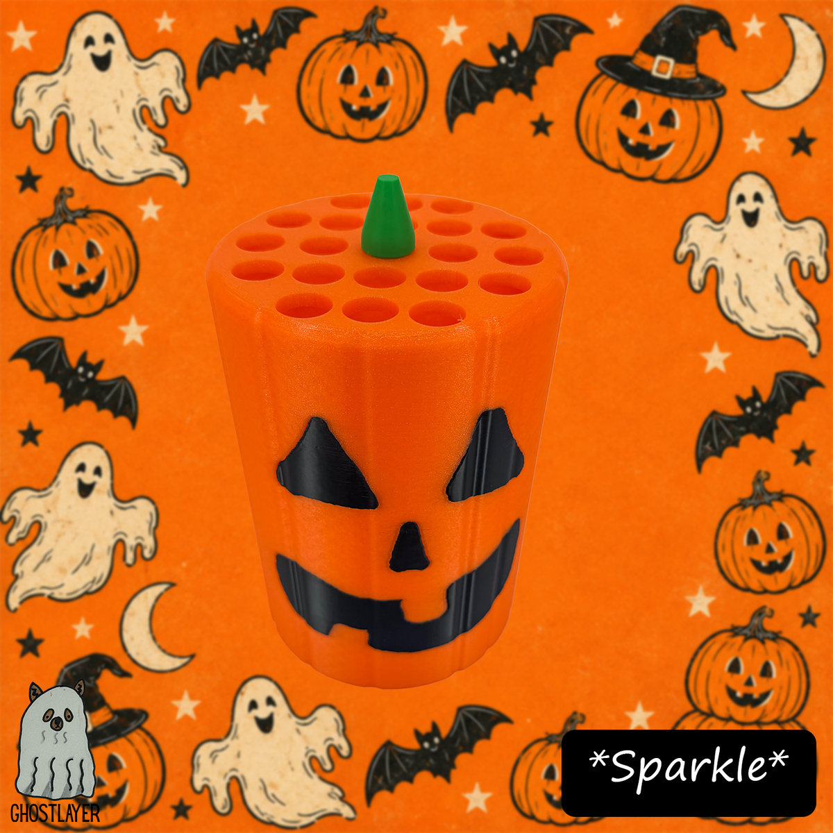 Pumpkin Pete- Dog Grooming Scissor Holder- Holds 21