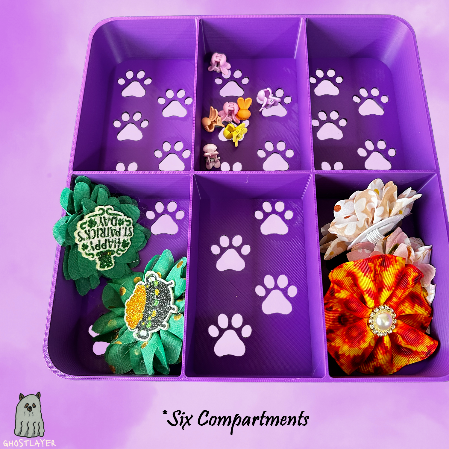 The Havanese - Lay Flat Dog Grooming Comb, Scissor and Accessories Holder