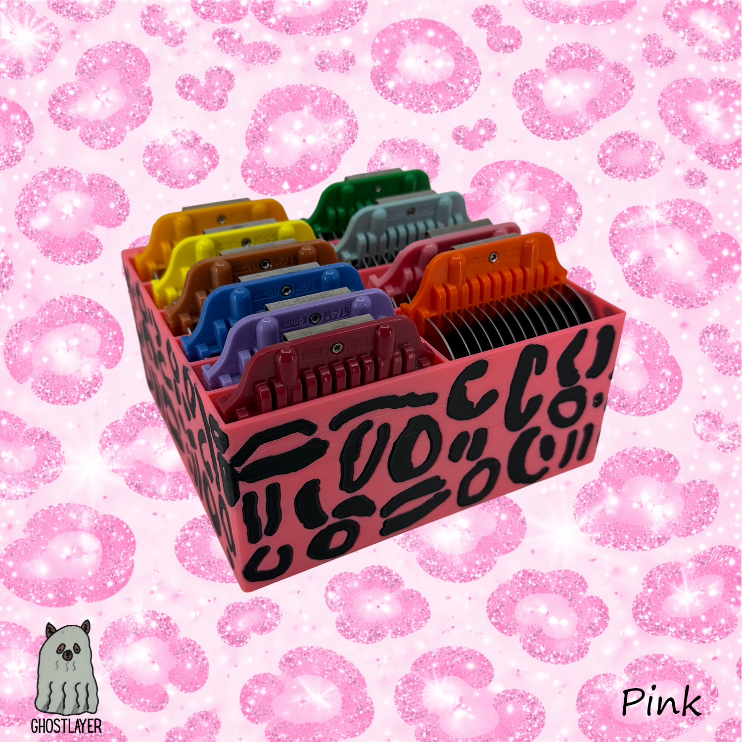 *Feral* Rottweiler - Dog Grooming *Wide* Size Clipper Blade Comb Holder | up to 10 | Zolita |