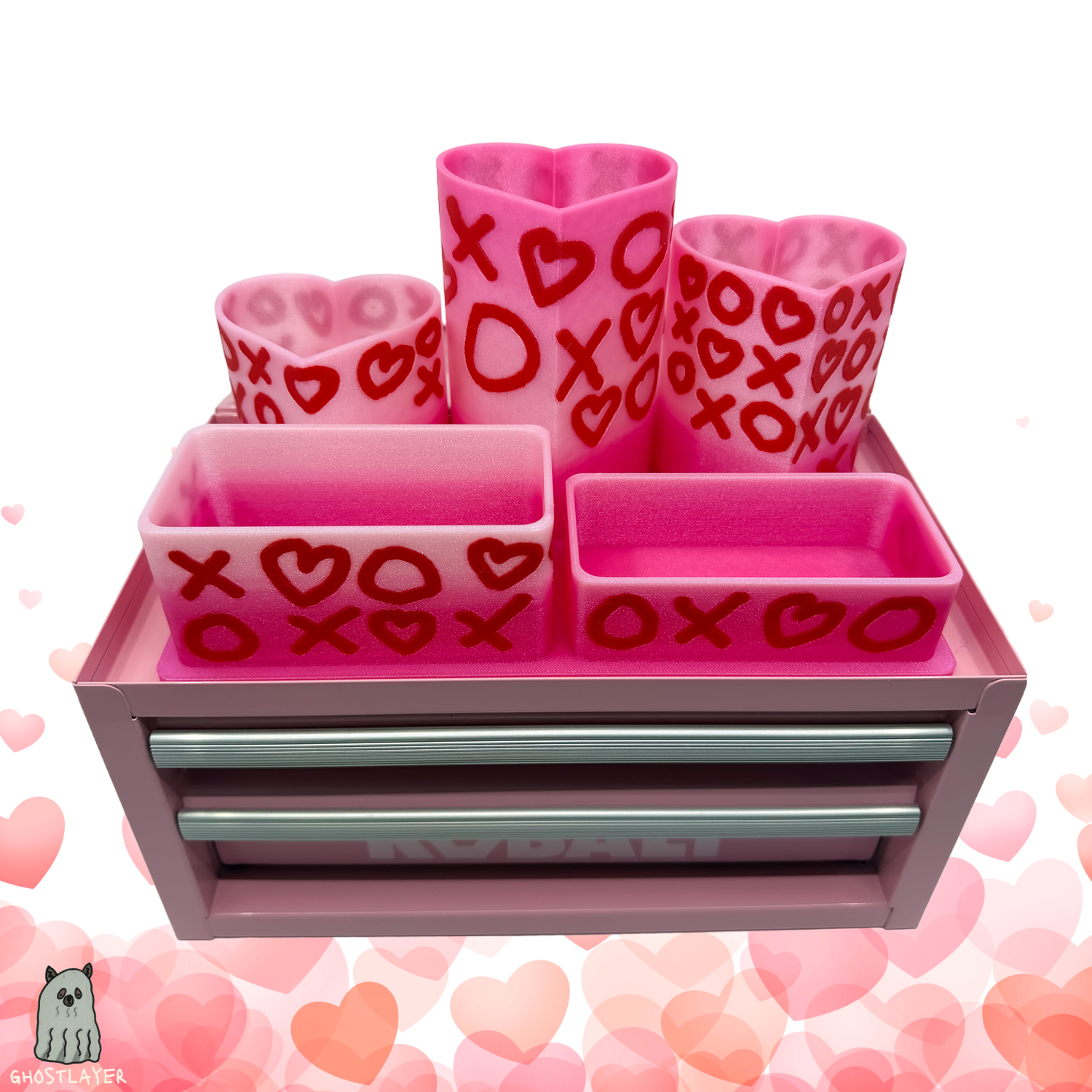 *SweetHeart* Kobalt Mini Toolbox-Dog Grooming Toolbox Insert Bundle