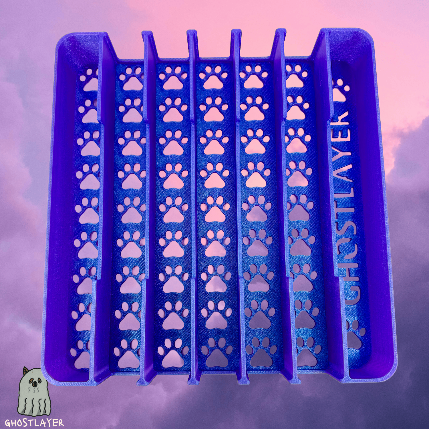 The Pharaoh Hound V2- Large Curved Lay Flat Dog Grooming Scissor Holder | Holds 7 |