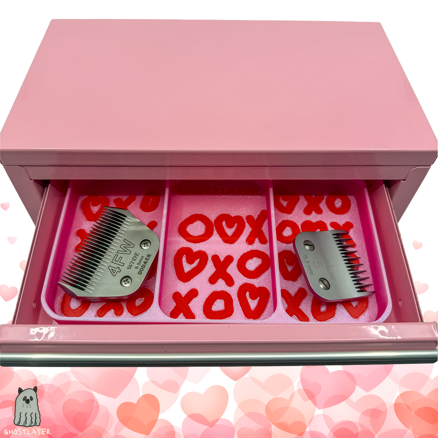 *SweetHeart* Kobalt Mini Toolbox-Dog Grooming Toolbox Insert Bundle