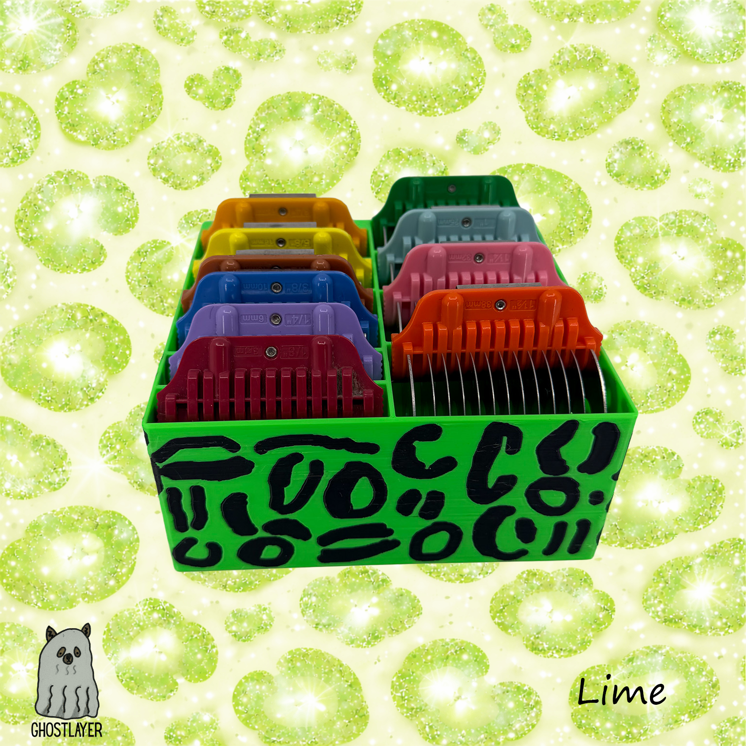 *Feral* Rottweiler - Dog Grooming *Wide* Size Clipper Blade Comb Holder | up to 10 | Zolita |
