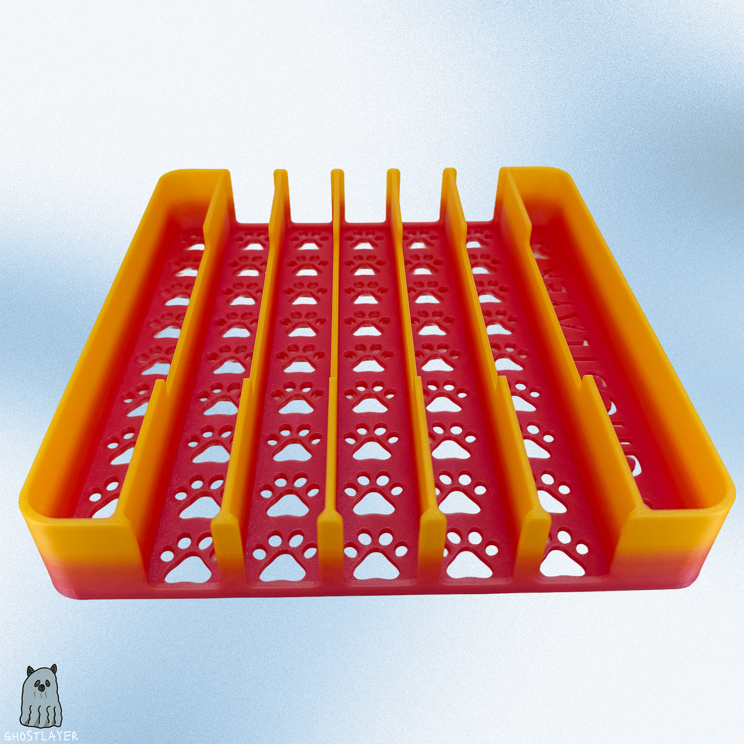 The Pharaoh Hound V2- Large Curved Lay Flat Dog Grooming Scissor Holder | Holds 7 |