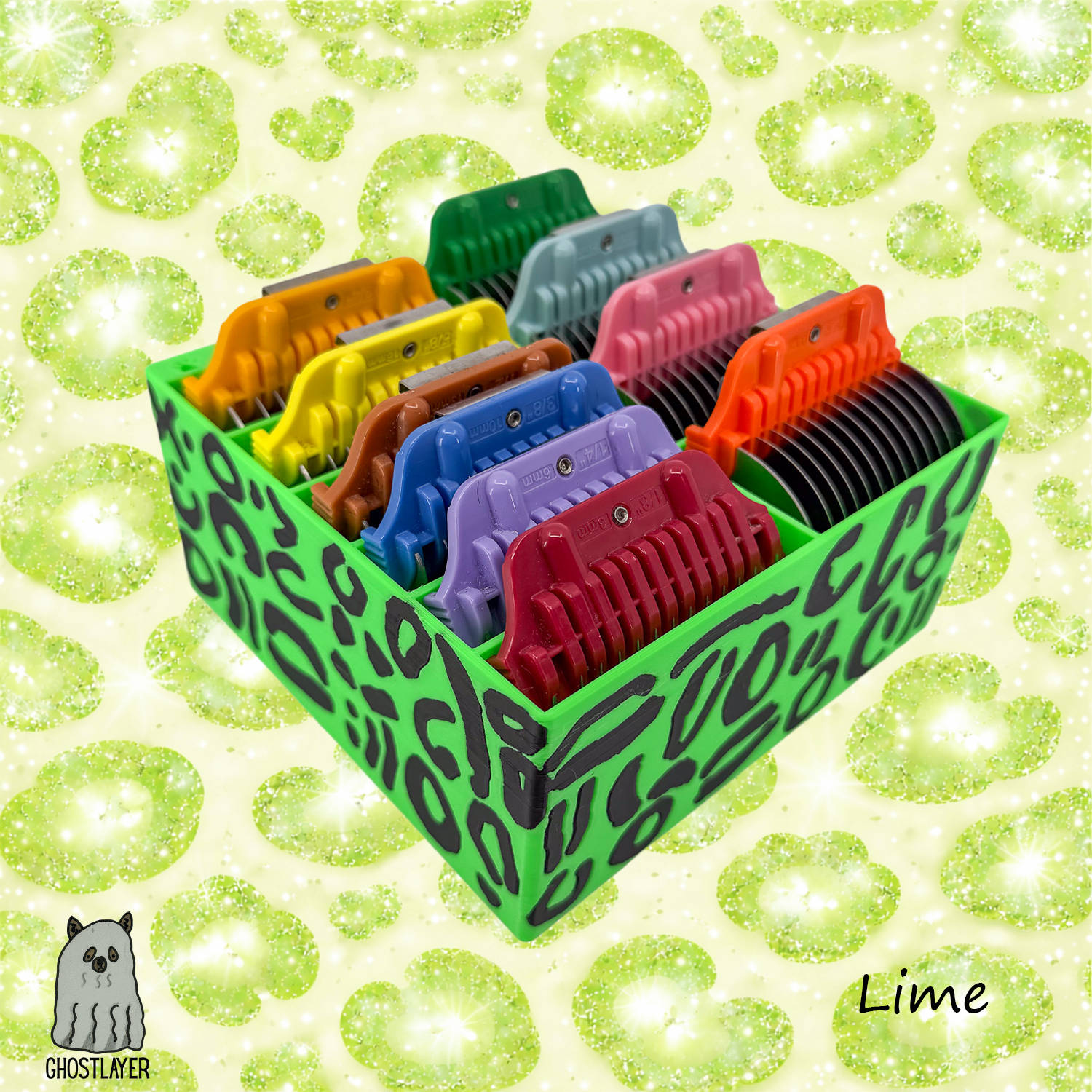*Feral* Rottweiler - Dog Grooming *Wide* Size Clipper Blade Comb Holder | up to 10 | Zolita |