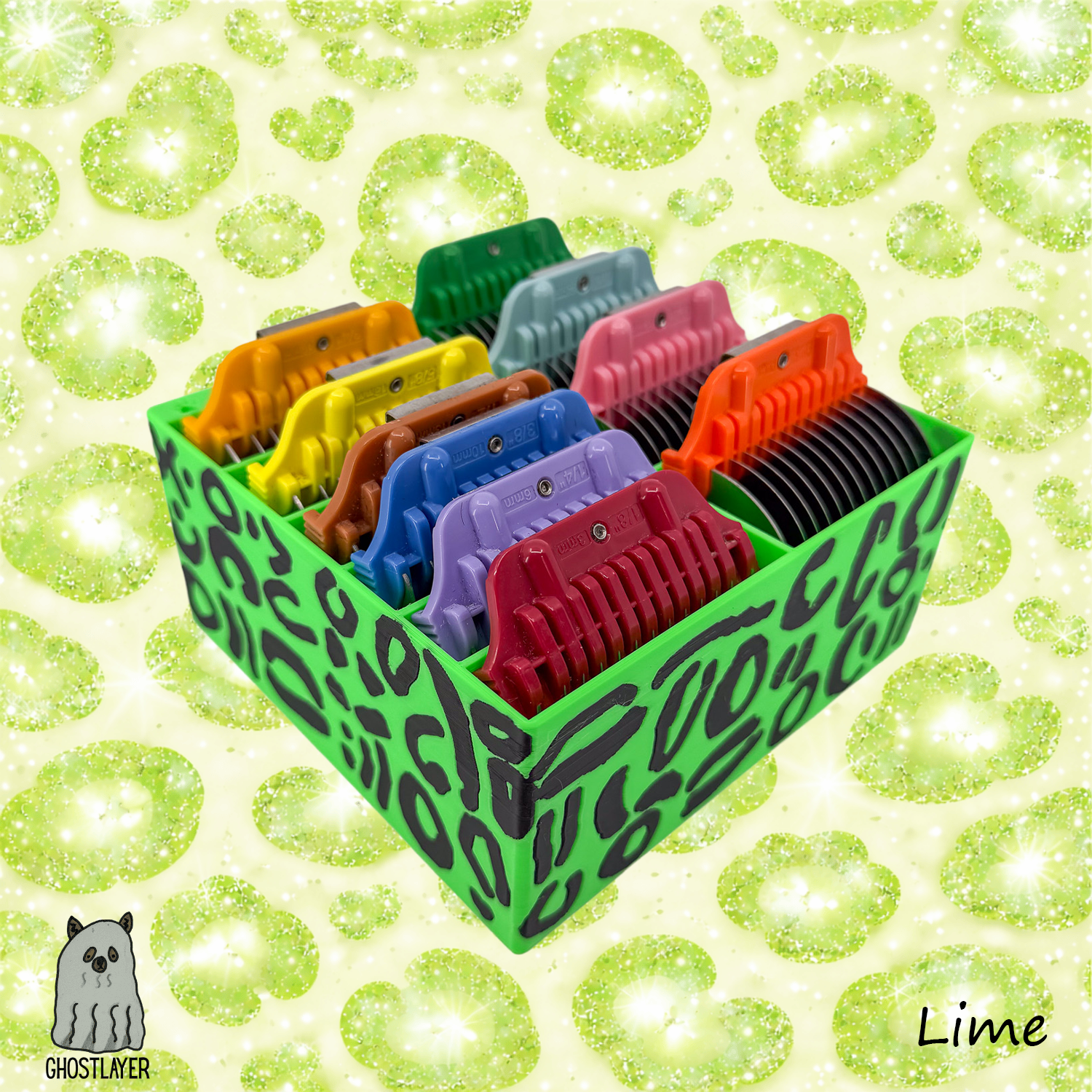 *Feral* Rottweiler - Dog Grooming *Wide* Size Clipper Blade Comb Holder | up to 10 | Zolita |