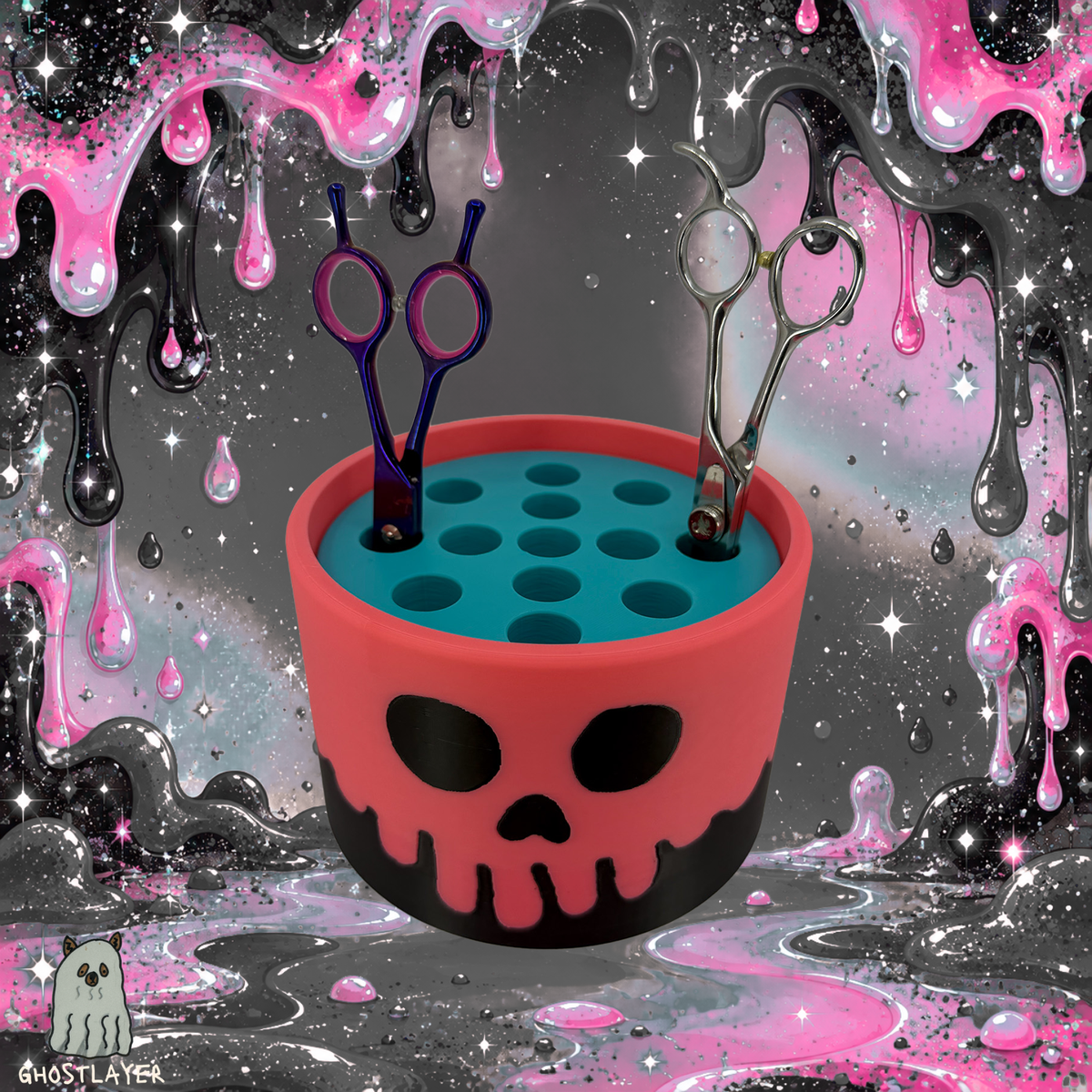 The Groomie (Poison Goo Bucket) β Modular Tabletop Grooming Organizer (Outer Shell Only)