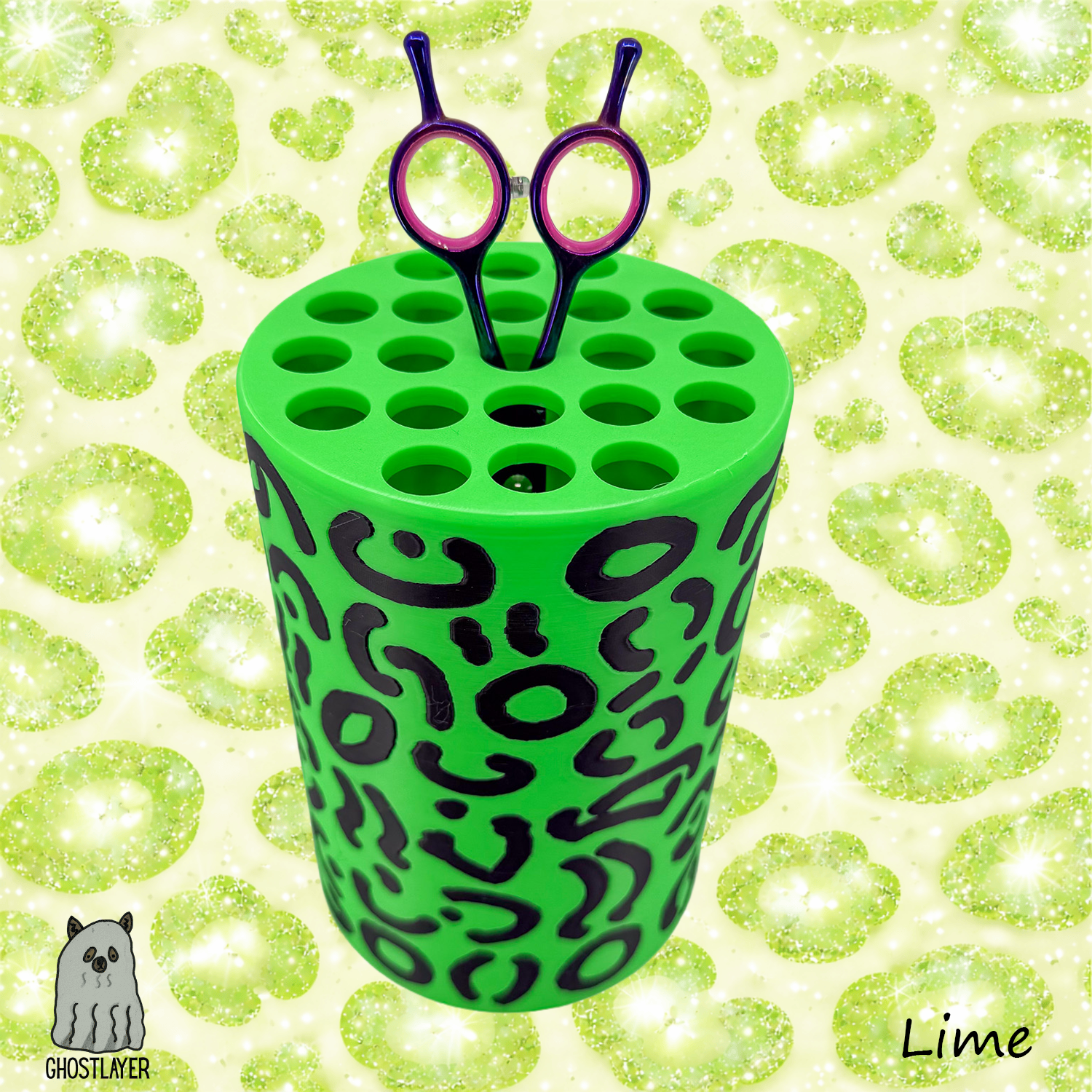 *Feral* Scissor Barrel- Dog Grooming Scissor Holder- Holds 21