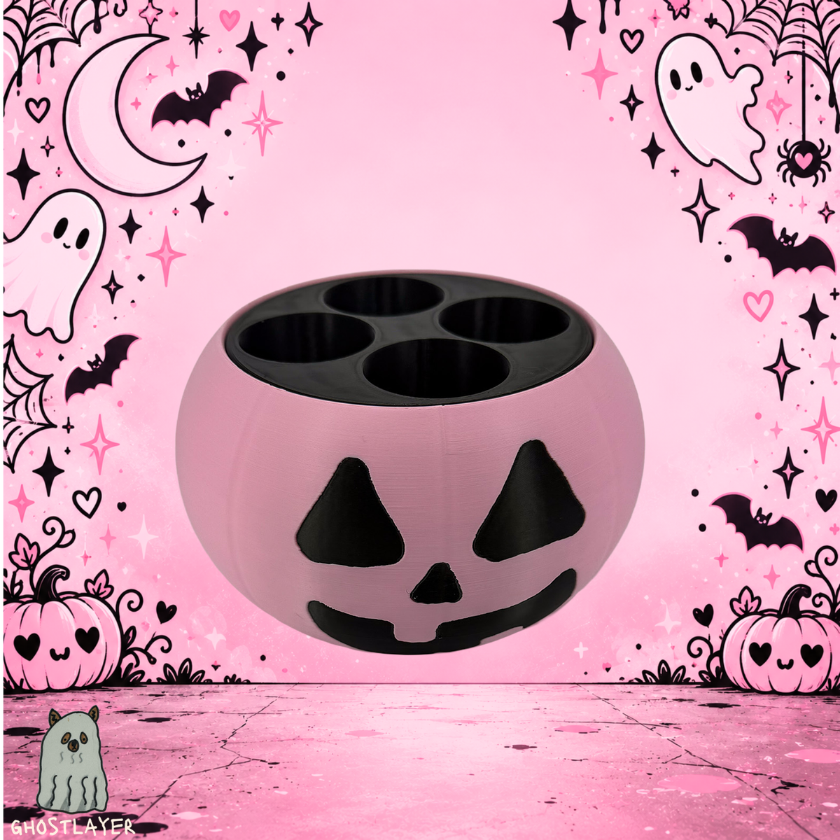 The Groomie (Coquette Pumpkin) โ Modular Tabletop Grooming Organizer (Outer Shell Only)