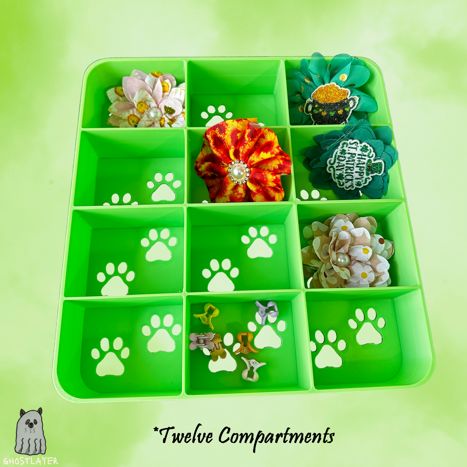 The Havanese - Lay Flat Dog Grooming Comb, Scissor and Accessories Holder