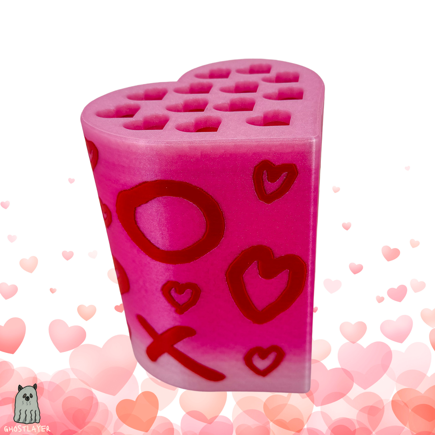 The Heartbreaker-Dog Grooming Scissor Holder- Holds 13