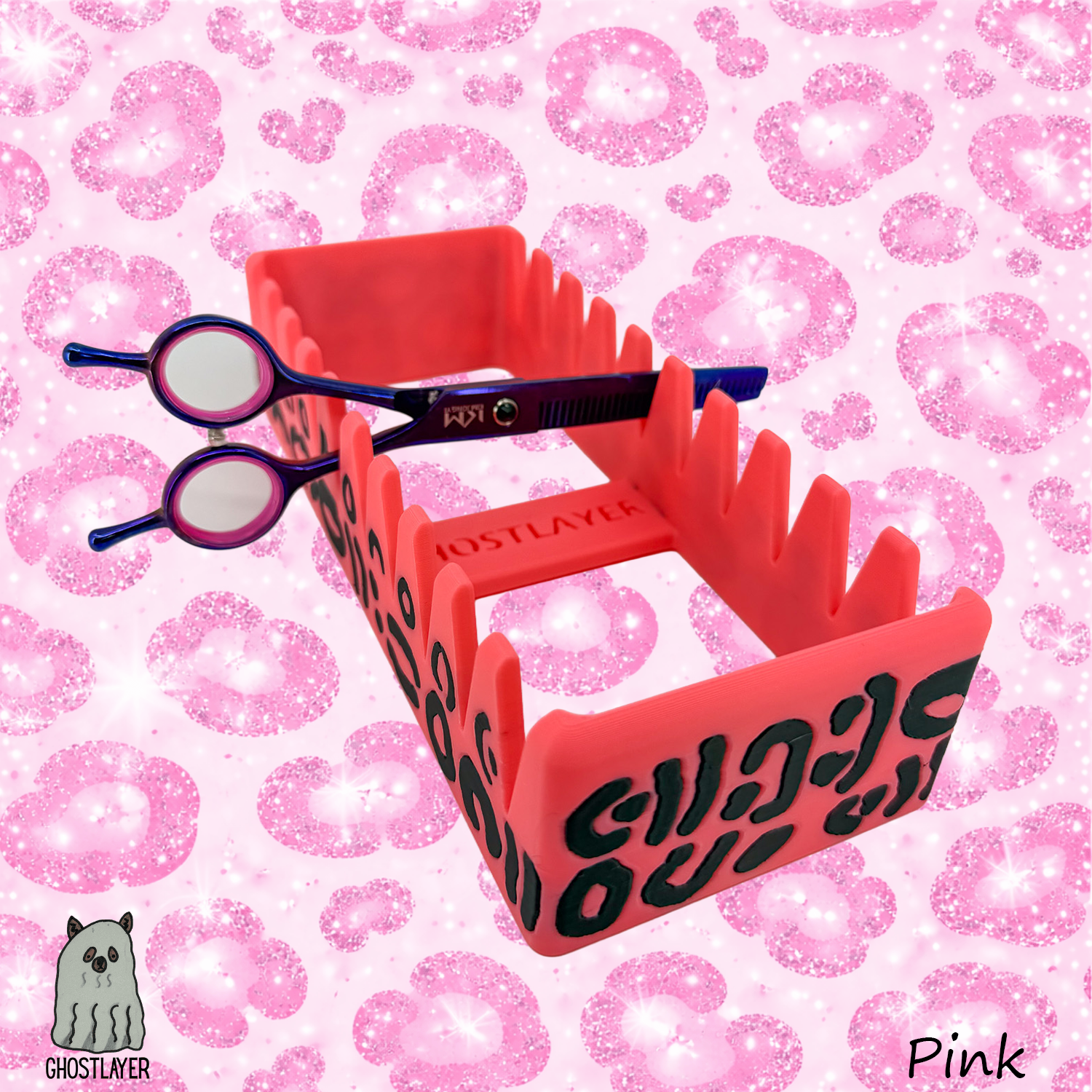 *Feral* Chihuahua - Dog Grooming Scissor Holder— Up to 10 pairs, Simple organizer |