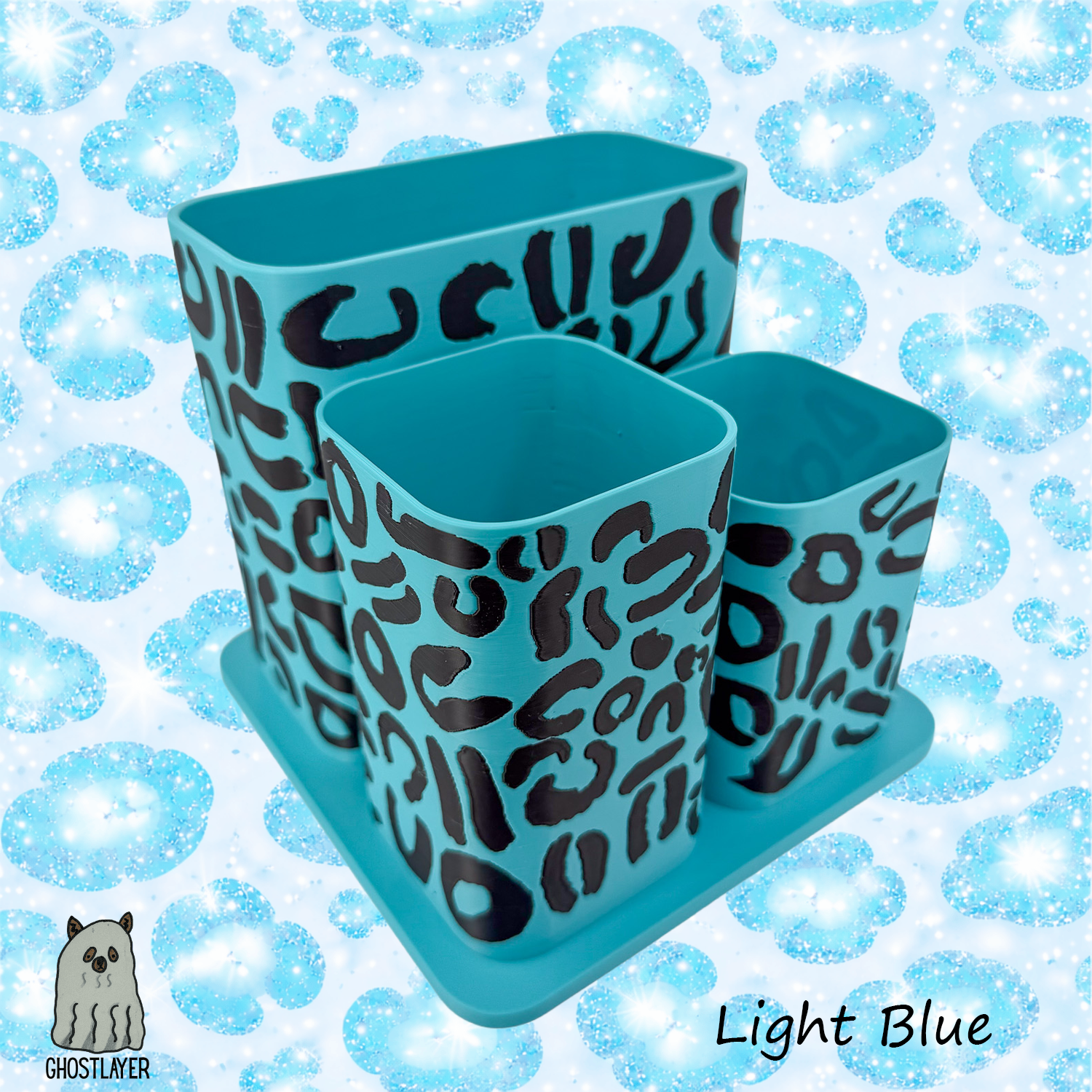 *Feral* Yorkie--Dog Grooming Brush Holder, Simple organizer | Medium Size |