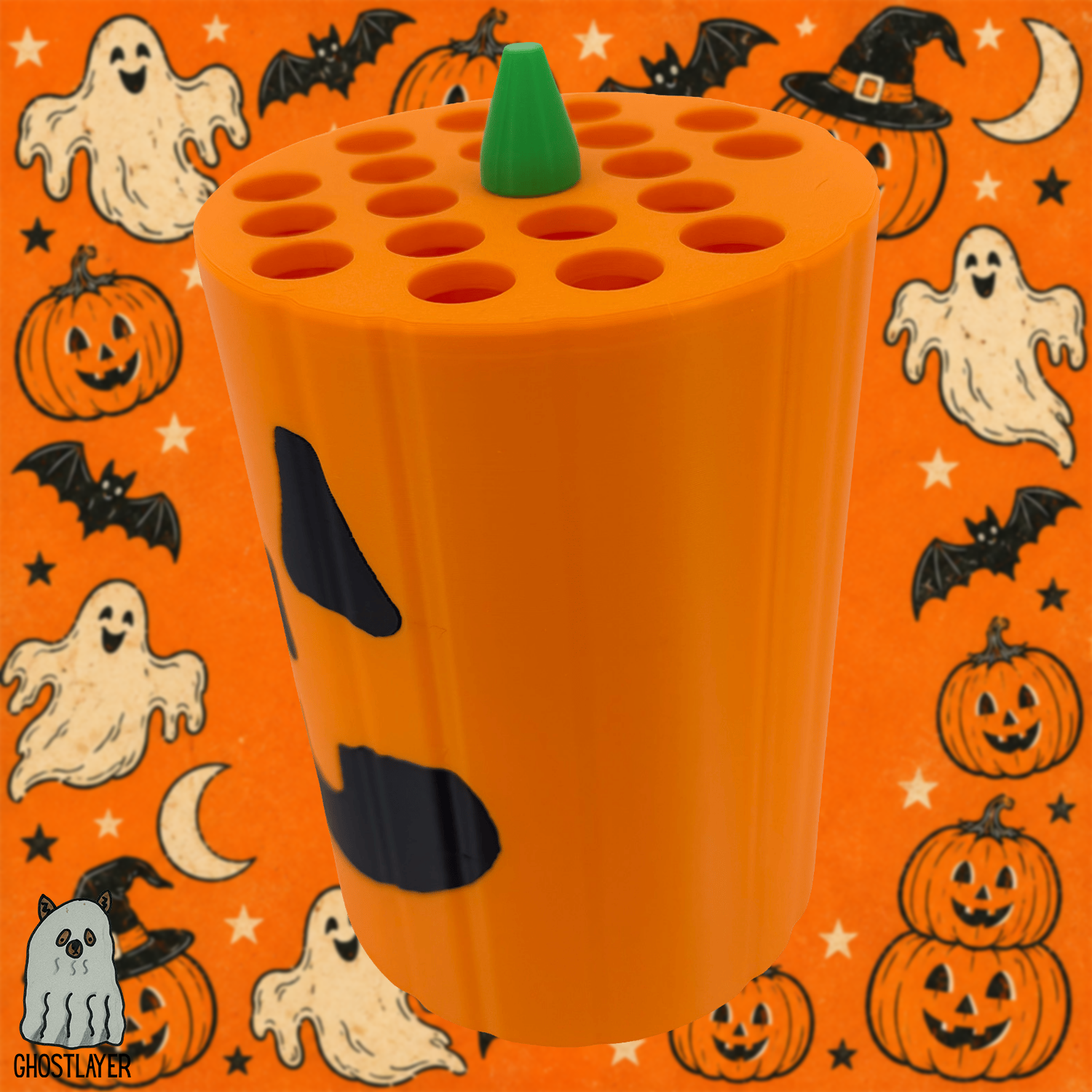 Pumpkin Pete- Dog Grooming Scissor Holder- Holds 21