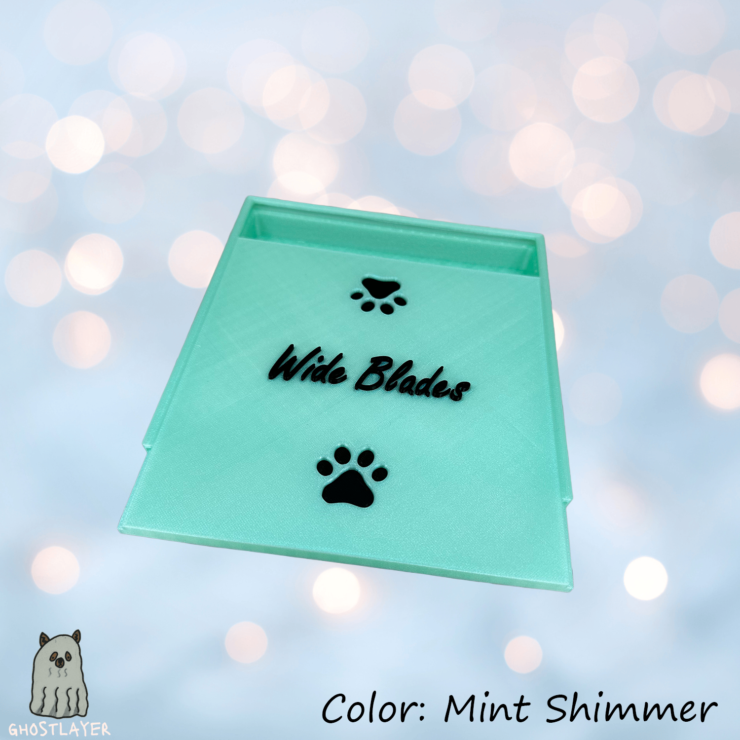 The Blade Box- *Wide* Dog Grooming Standard Size Clipper Blade Holder with Lid | up to 16 |