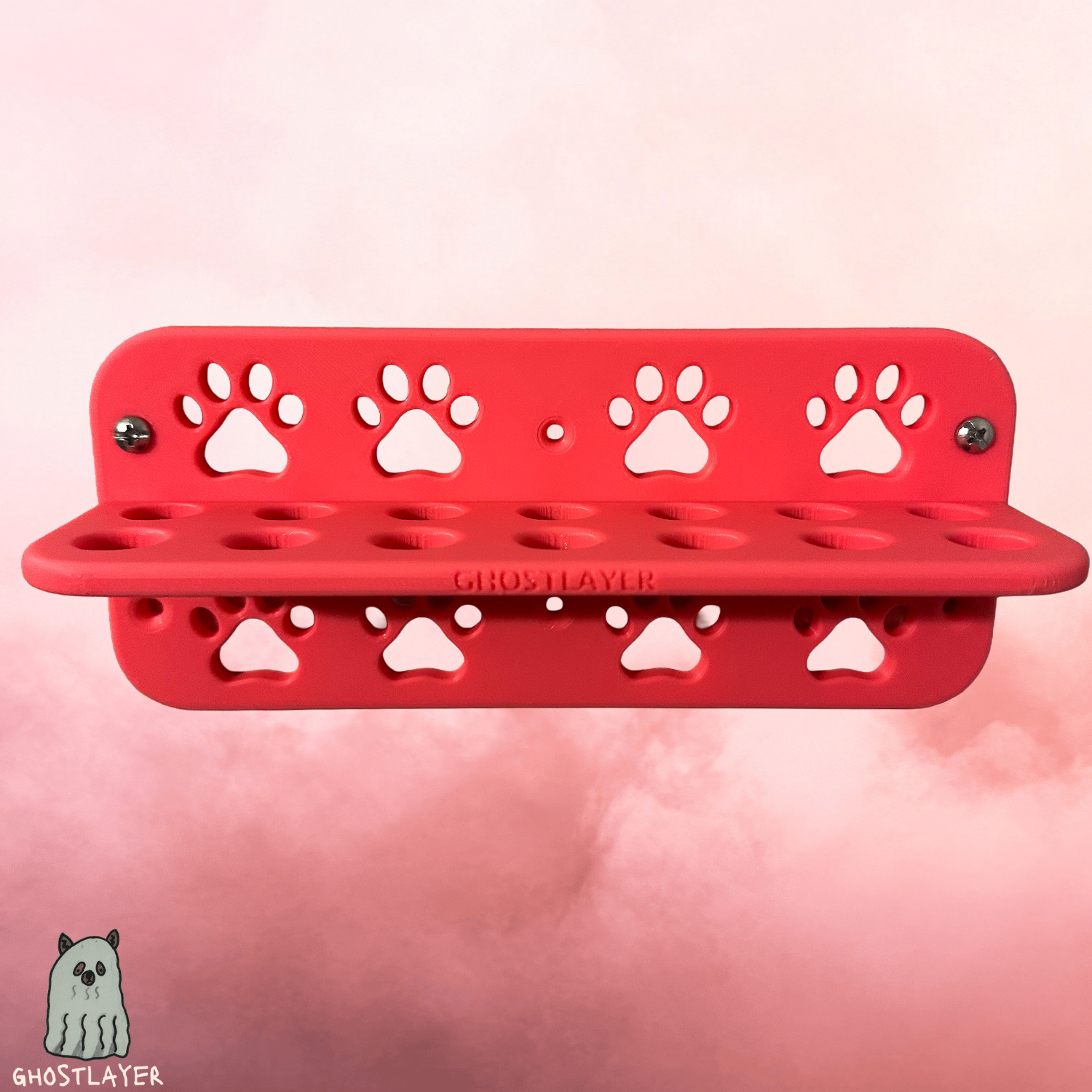 The Catahoula- Vertical Wall Mounted Dog Grooming Shear Holder— Up to 28 pairs, Simple organizer |