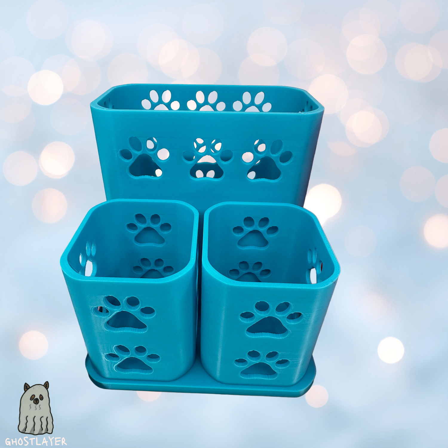 Kobalt Mini Toolbox Top Organizer (Two Drawer w/Lid and Three Drawer)- Mini Yorkie- Holds Brushes/Shears/Combs