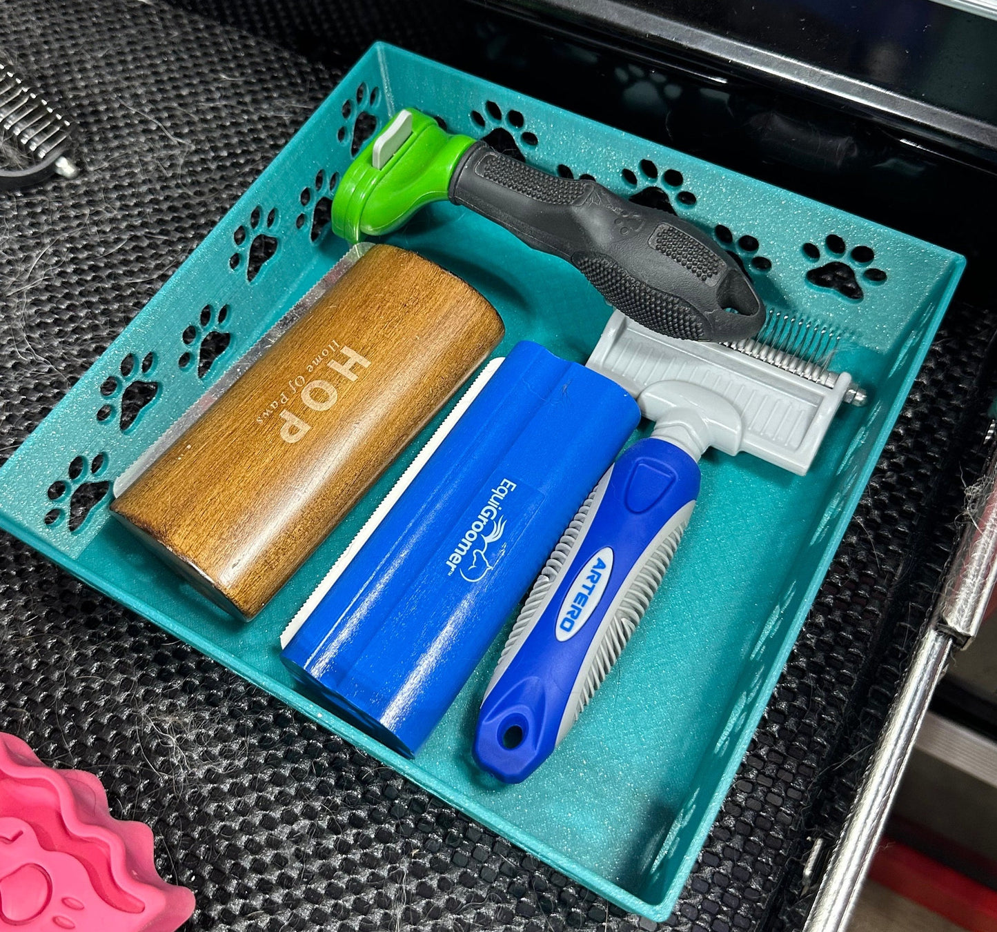 Extra Large Dog Grooming Catch all tray | Simple organizer |