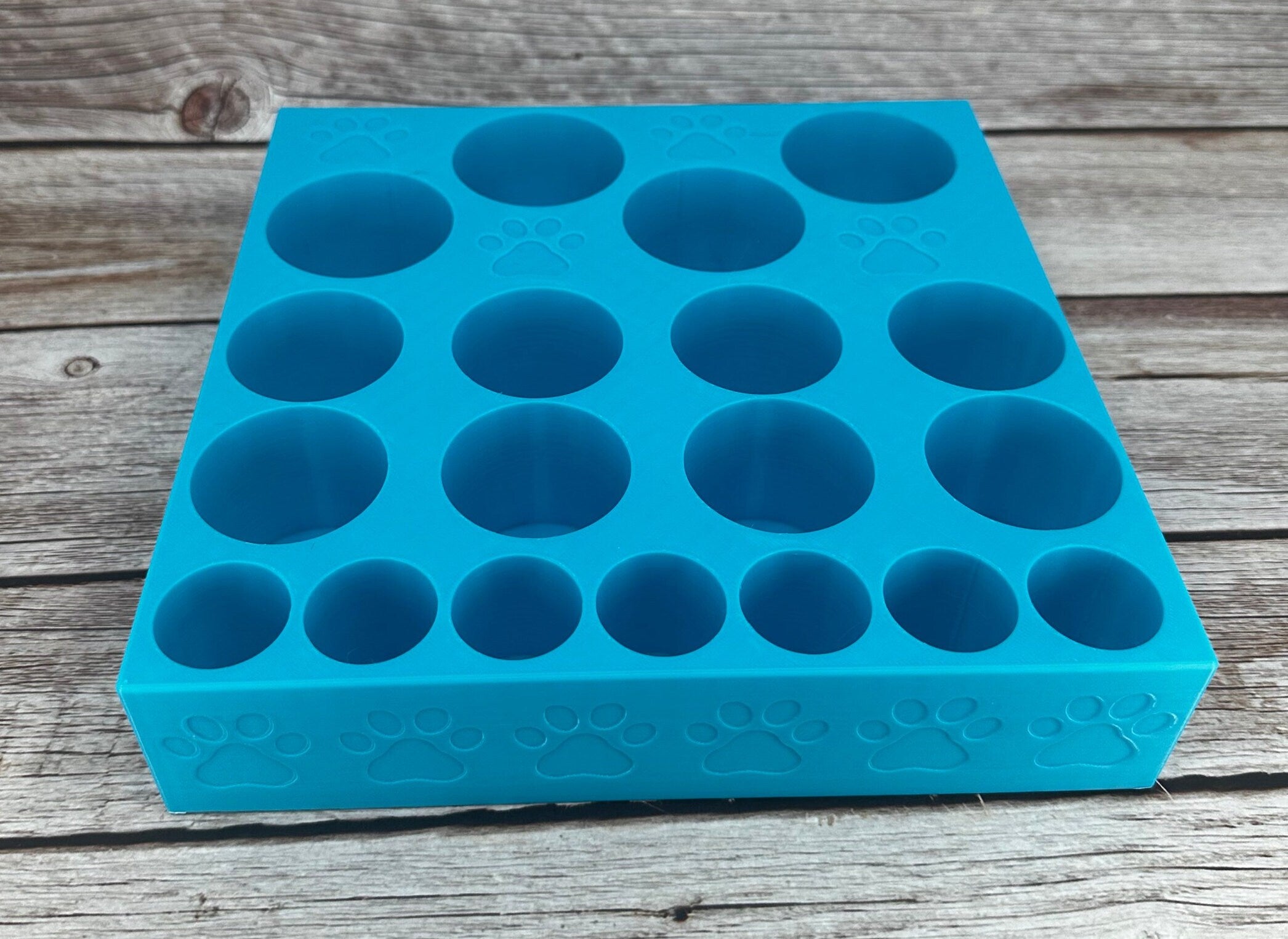 Dog Grooming Small/Medium Perfume and Essential Oil Holder | Holds 12 Perfumes/ 7 Oils | Simple organizer |