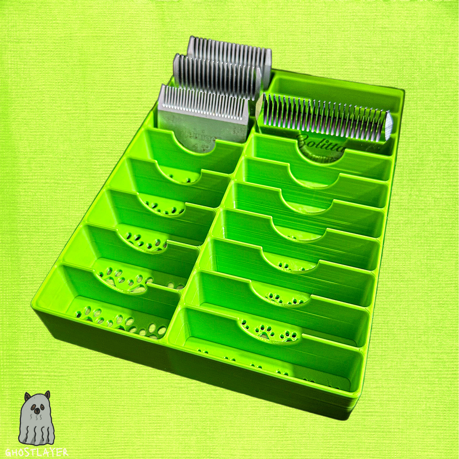 The Basenji - Dog Grooming Standard and Wide Size Clipper Blade Holder | 8 Standard and 10 Wide |