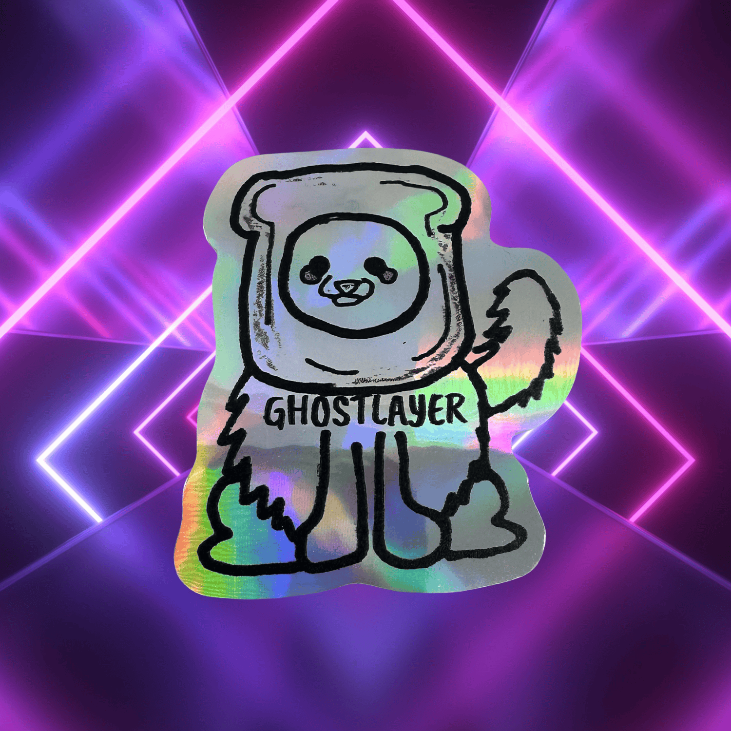Cinnamon Toast Dog Sticker (Shiny)