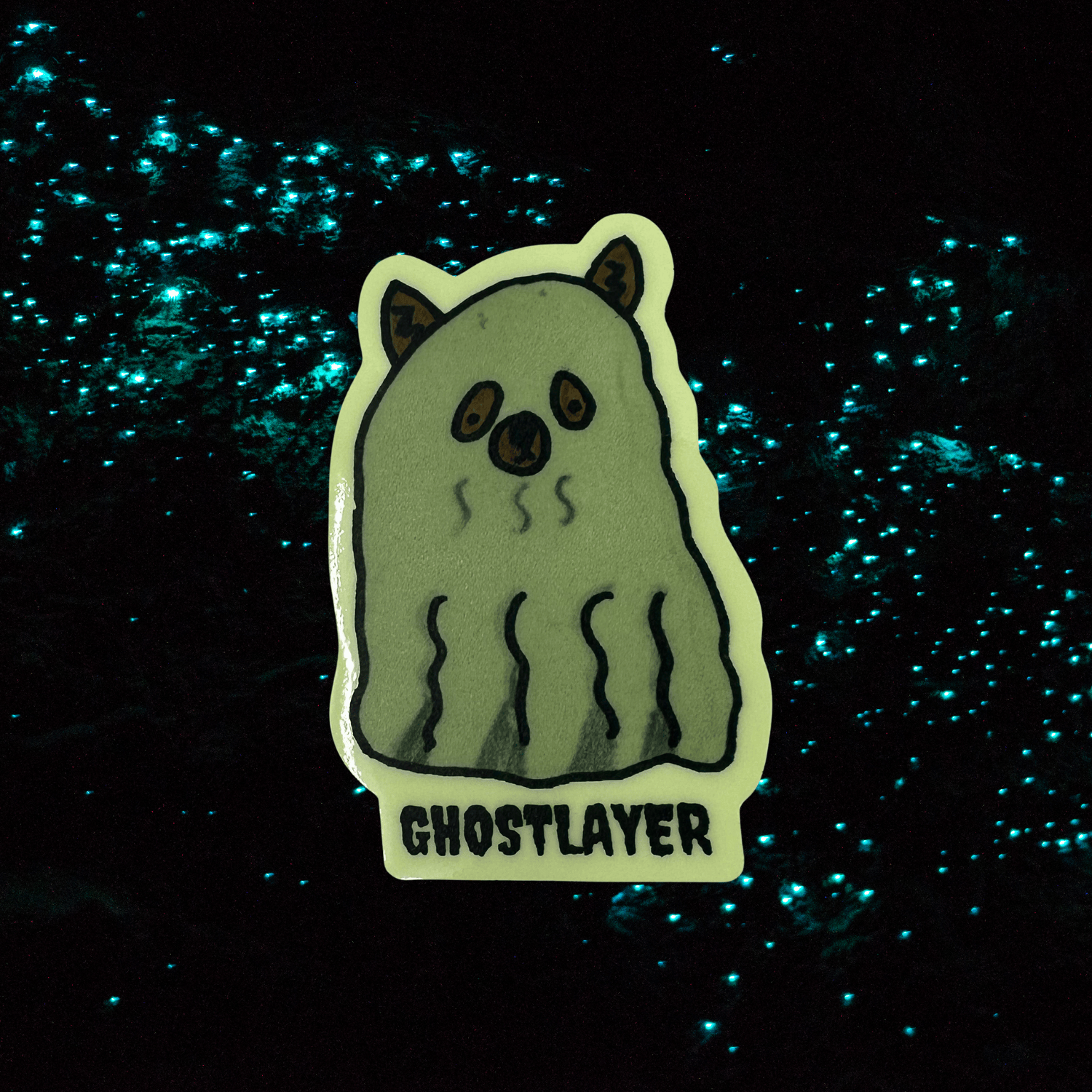 GhostLayer Logo Sticker (Glow in the Dark)