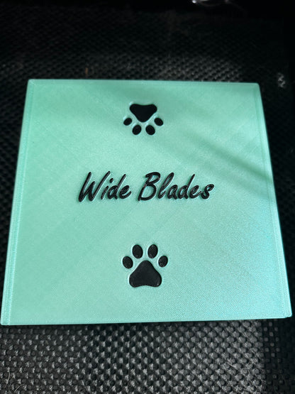 The Blade Box- *Wide* Dog Grooming Standard Size Clipper Blade Holder with Lid | up to 16 |