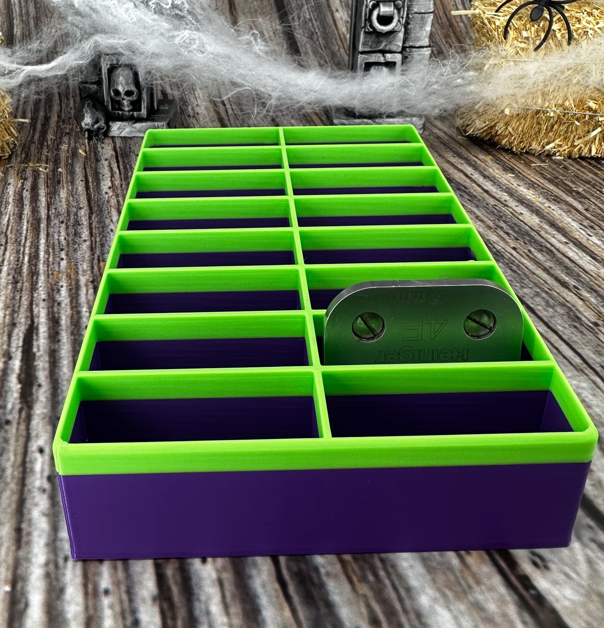 The Corgi -*Halloween-Ghastly Purple and Green* Dog Grooming Standard Size Clipper Blade Holder | up to 16 |