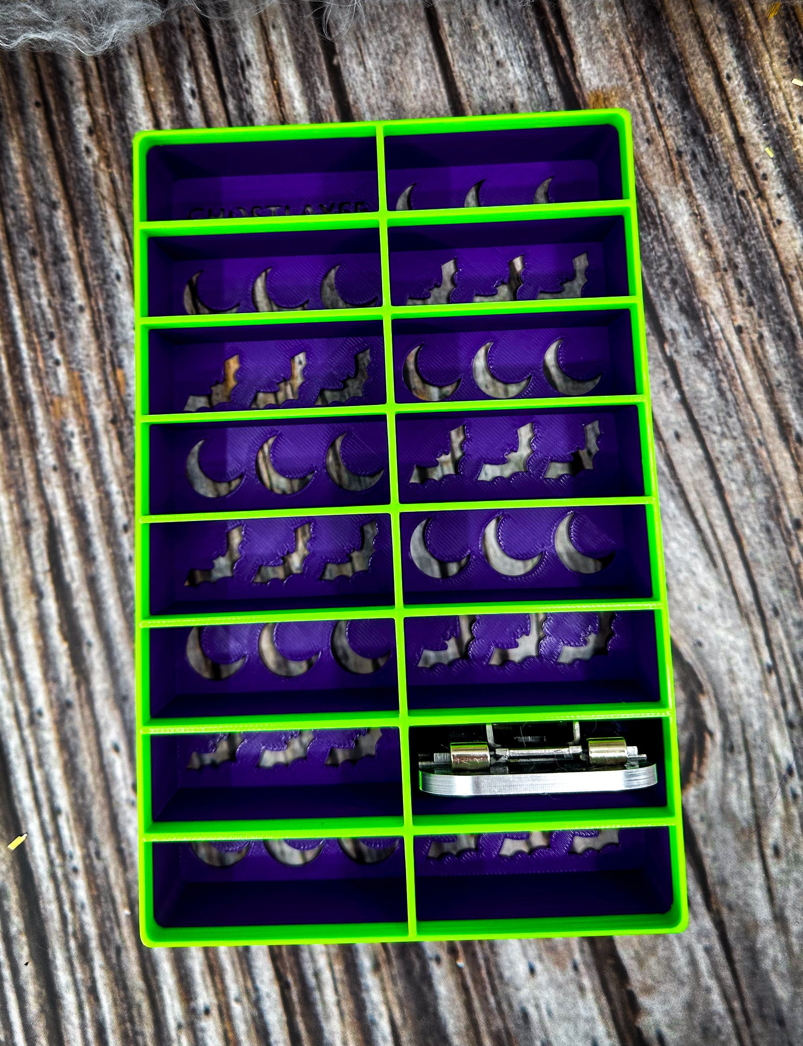 The Corgi -*Halloween-Ghastly Purple and Green* Dog Grooming Standard Size Clipper Blade Holder | up to 16 |