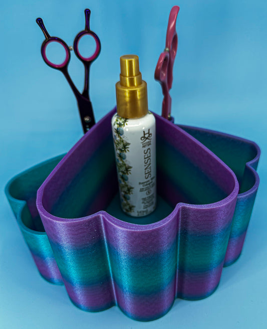 The Seashell- "Under the Sea Collection"-Dog Grooming Brush, Comb, Everything Holder, Organizer