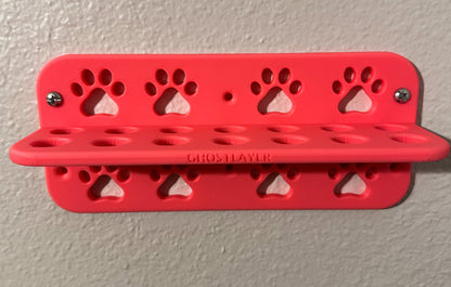 The Catahoula- Vertical Wall Mounted Dog Grooming Shear Holder— Up to 28 pairs, Simple organizer |