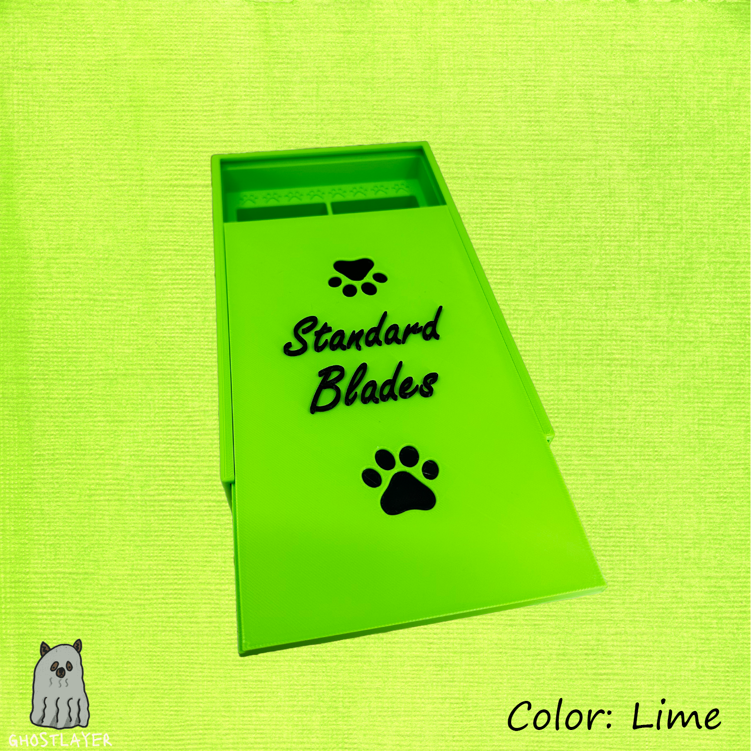 The Blade Box- *Standard* Dog Grooming Standard Size Clipper Blade Holder with Lid | up to 20 |
