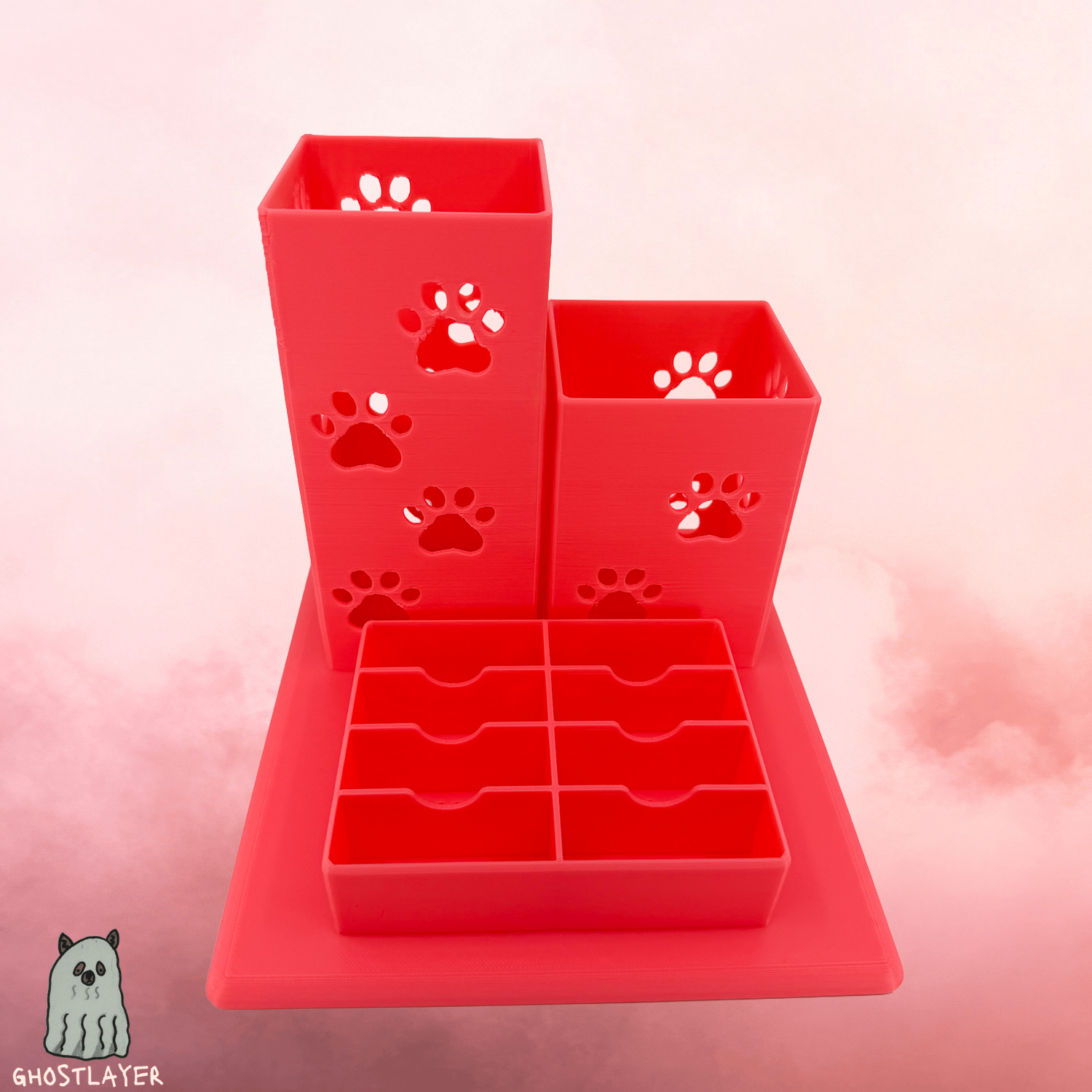 The Frenchie - Dog Grooming Brush and Standard Size Blade Holder, Simple Organizer |